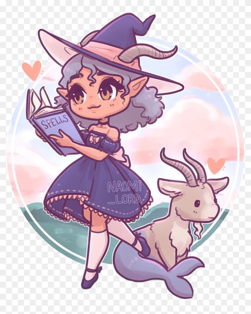 840x1048 Transparent Cute Witch Clipart Lord Art Witch, HD Png Download