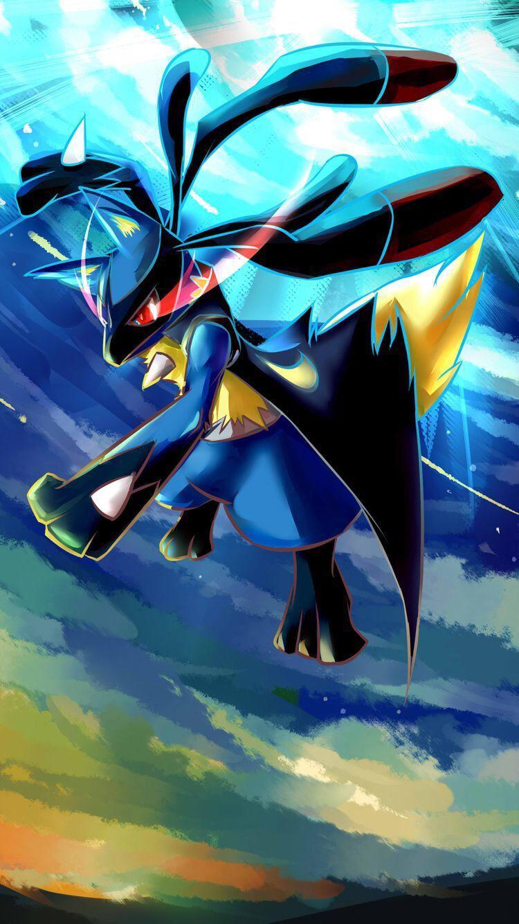 750x1334 Lucario. Pokemon. Pokémon