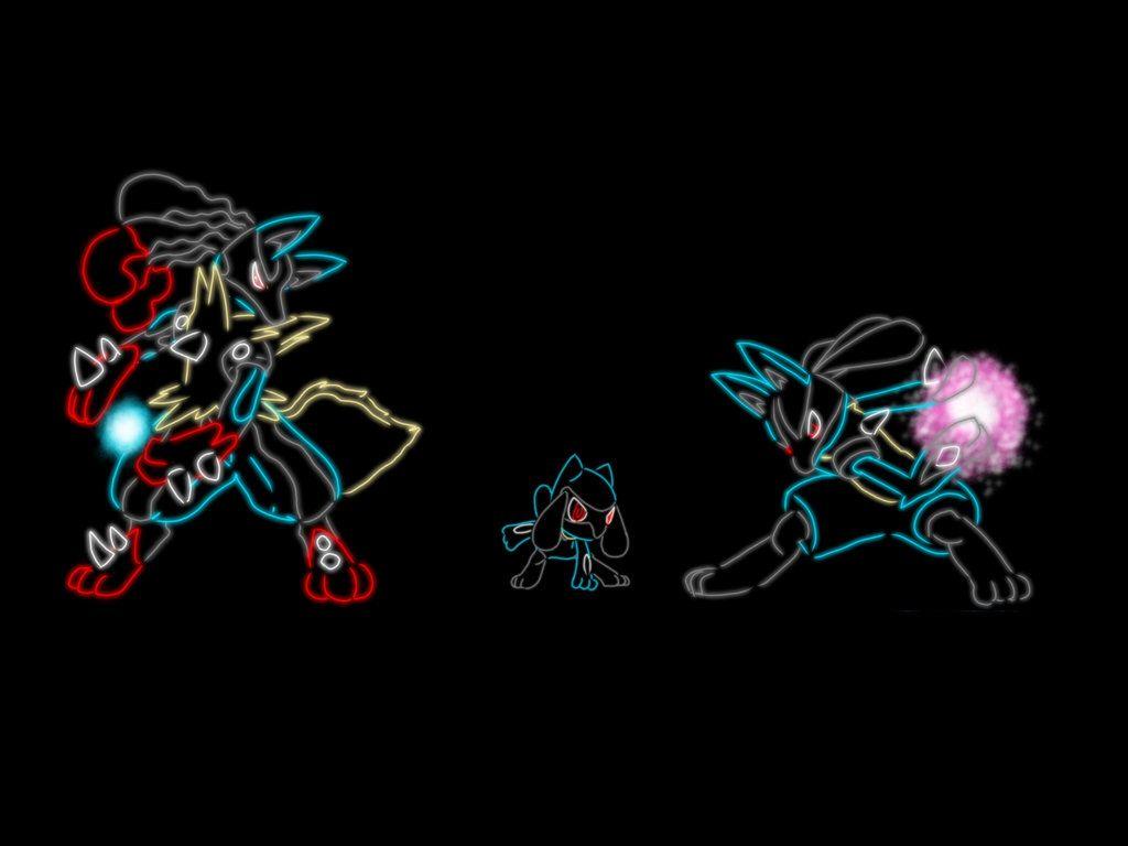 1024x768 image of Riolu And Lucario Wallpaper - #SpaceHero