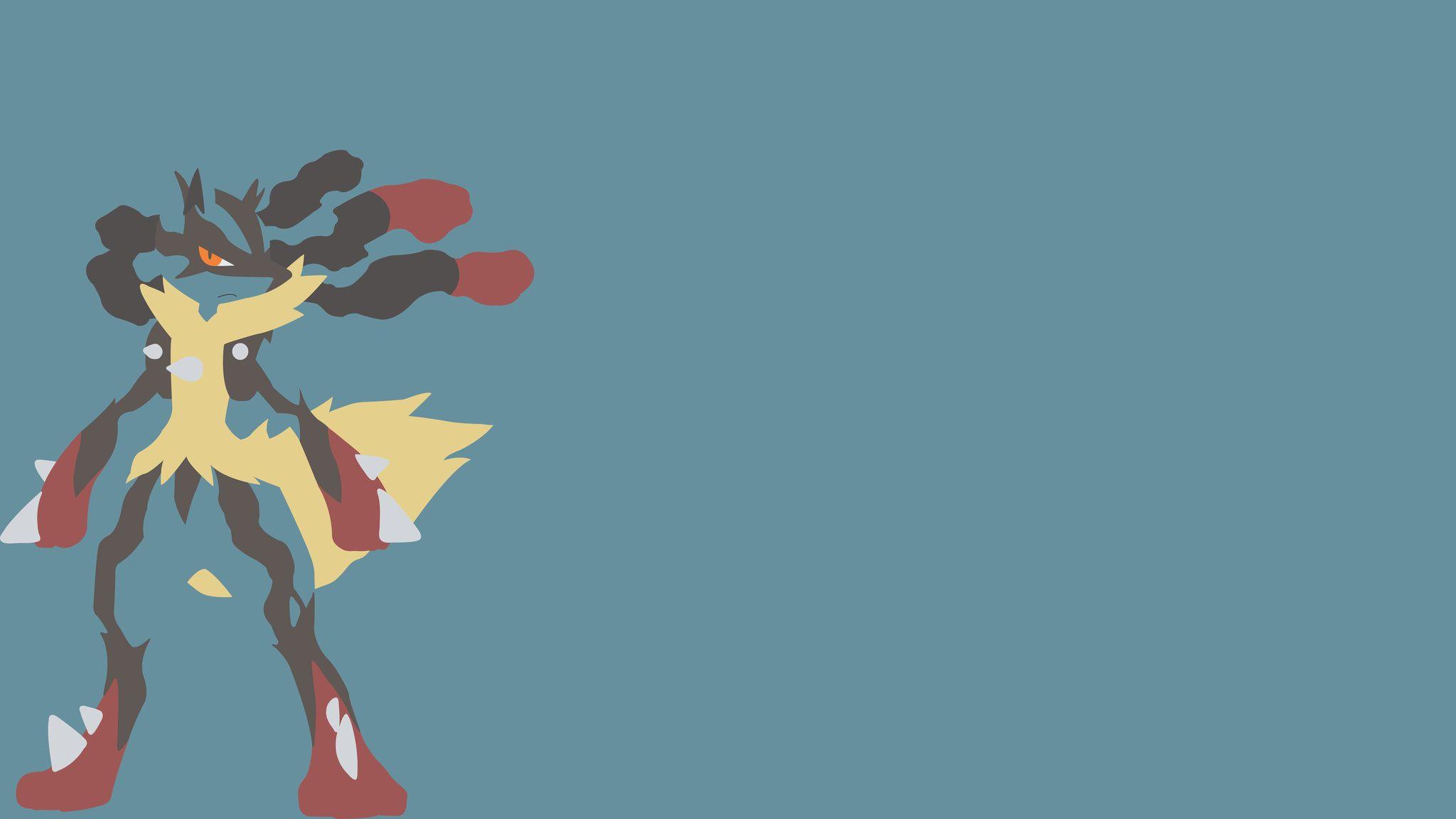 2048x1152 Mega Lucario Wallpaper