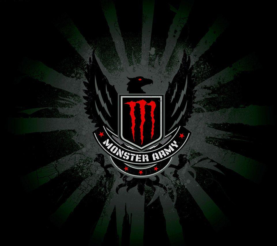 960x854 Red Monster Logo Wallpaper HD