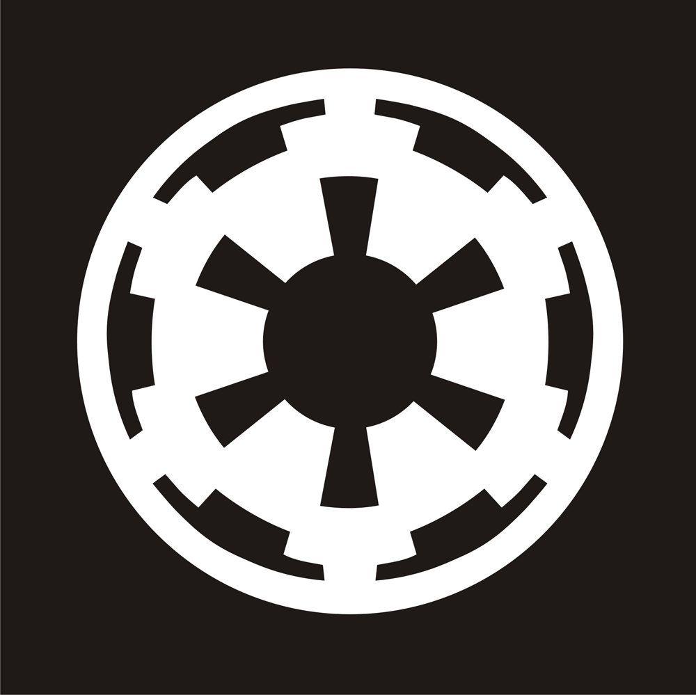 1000x999 Just bought this decal for my car :) Galactic Empire Emblem (Star Wars). Star wars empire logo, Star wars logo, Empire logo