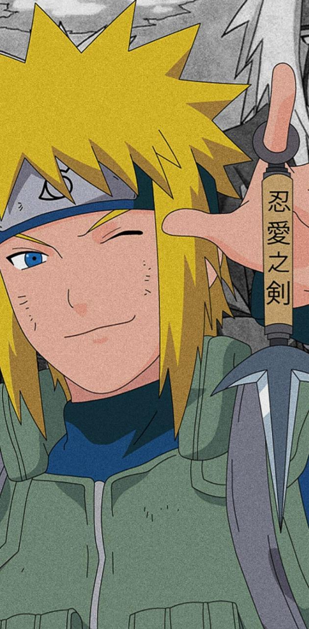 630x1280 Minato and kunai wallpaper