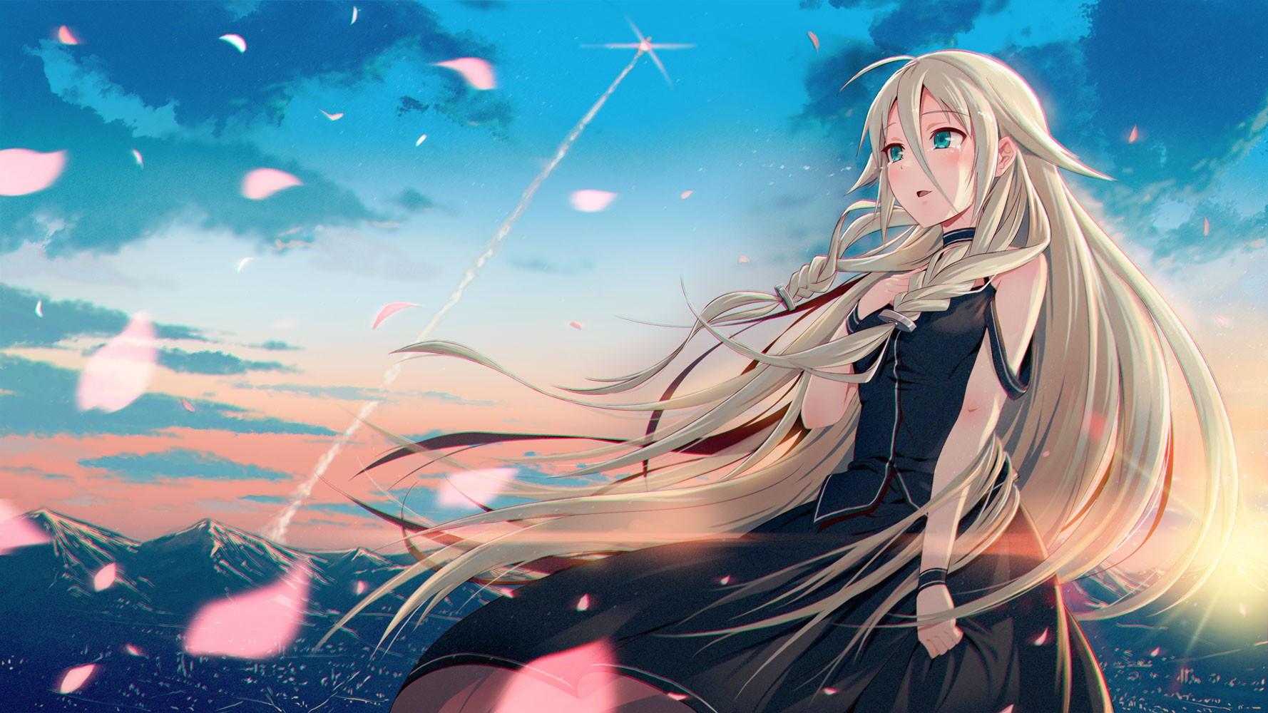 1778x1000 #anime girls, #clouds, #IA (Vocaloid), #Vocaloid, wallpaper. Mocah HD Wallpaper