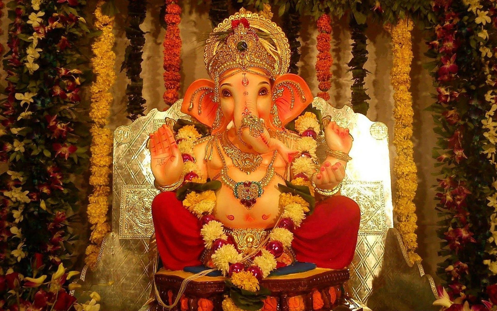1920x1200 God Ganesh Most Beautiful Full HD Latest Wallpaper Wallpaper HD HD Wallpaper