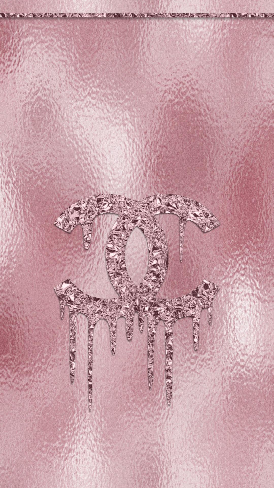 1080x1920 Rose Gold Coco Chanel Wallpaper