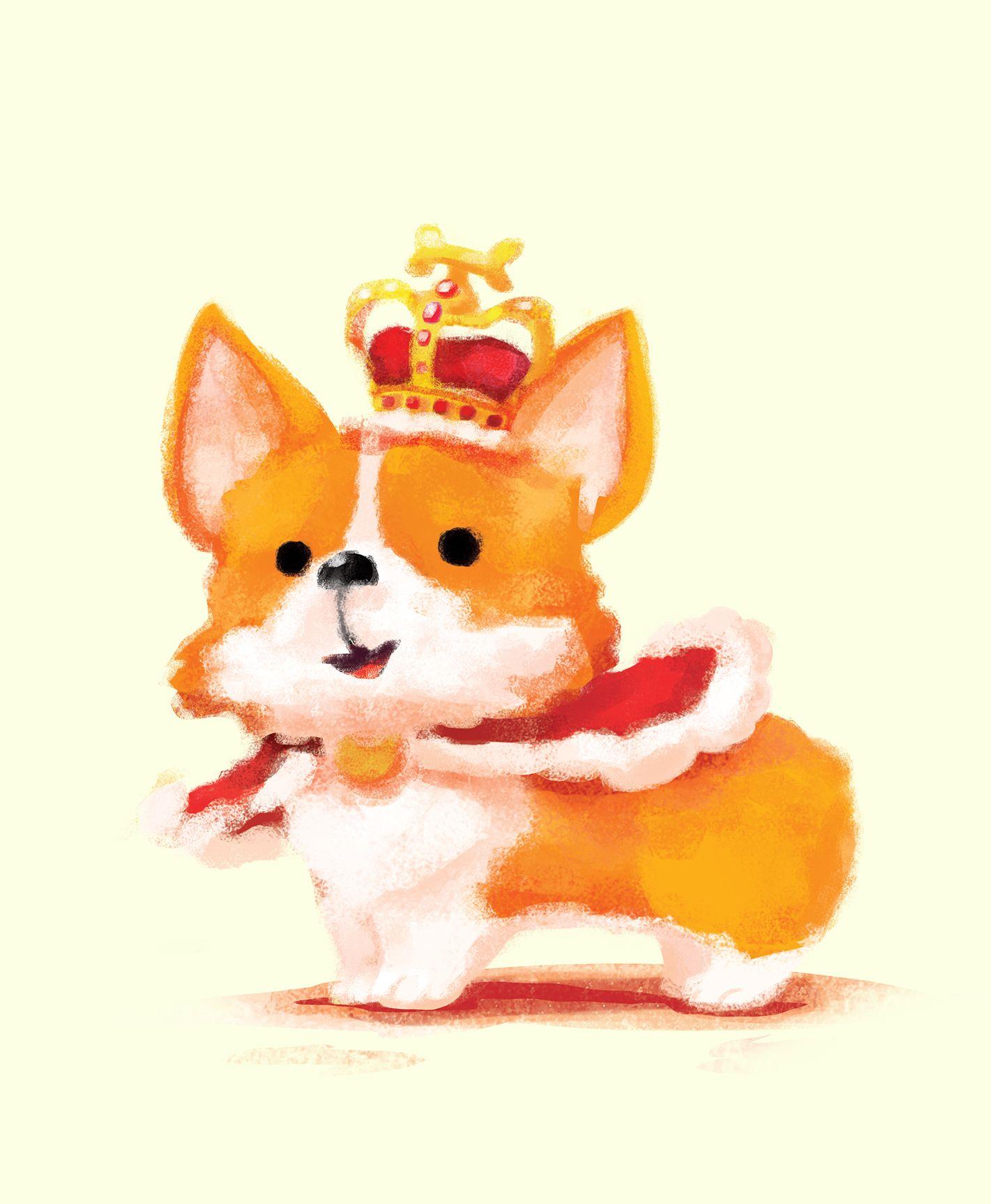 1421x1725 Corgi Anime Wallpaper