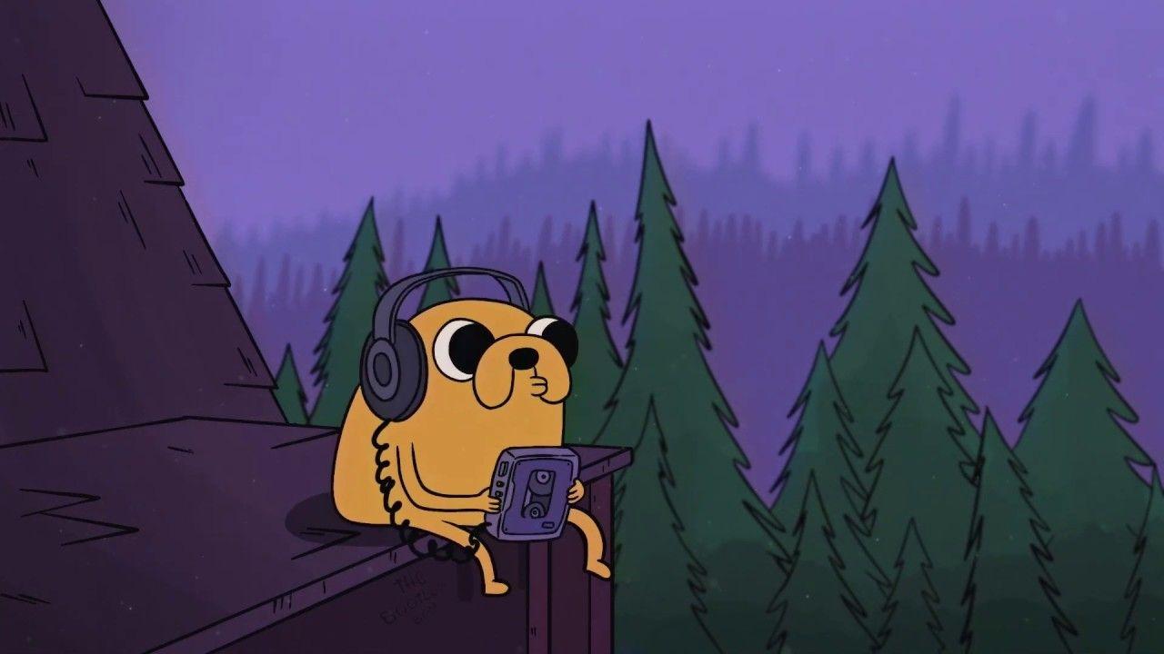 1280x720 ＦＯＲＥＳＴ ＣＨＩＬＬ. Jake adventure time, Adventure time wallpaper, Chill mood