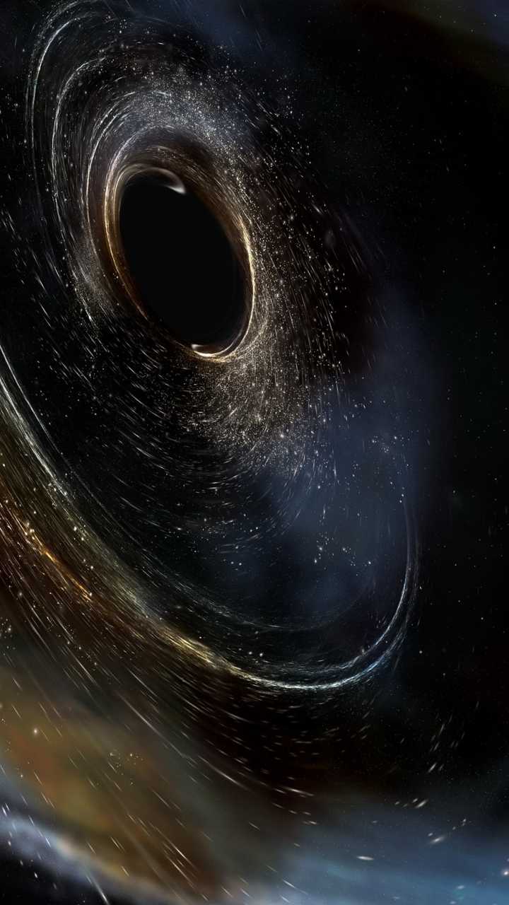 720x1280 Black Hole Wallpaper