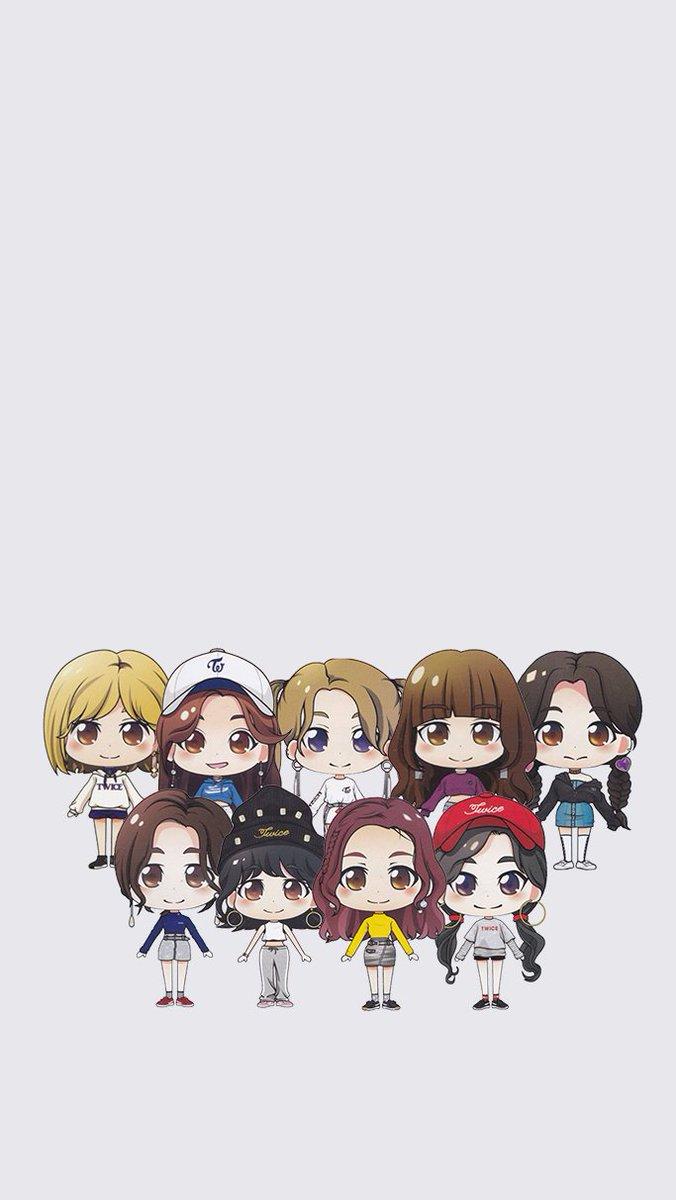 676x1200 тwιce wallpaperѕ - 『Wake Me Up』Cartoon 4 phone wallpaper Scan cr. ztothek #TWICE #트와이스
