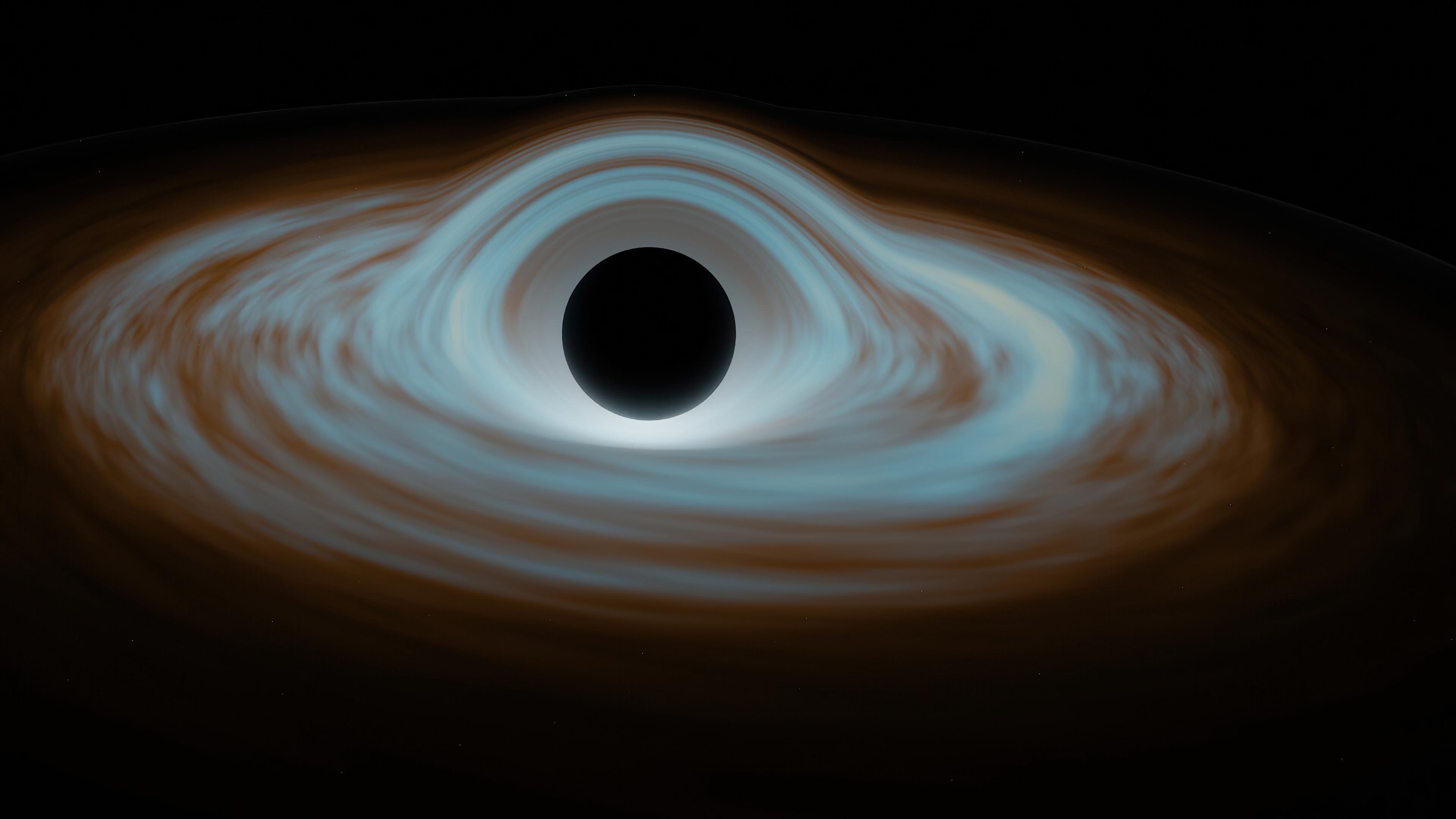 3840x2160 Black hole HD Wallpaper & Background