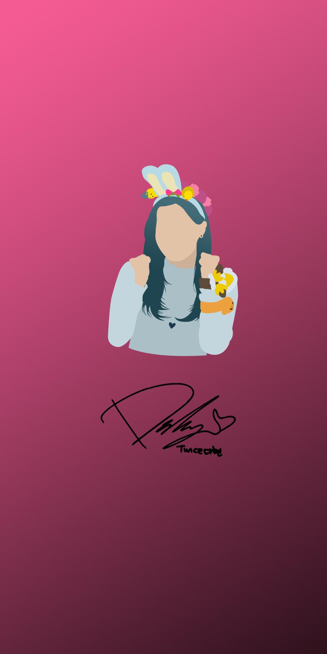 1080x2160 Twice Chibi Wallpaper