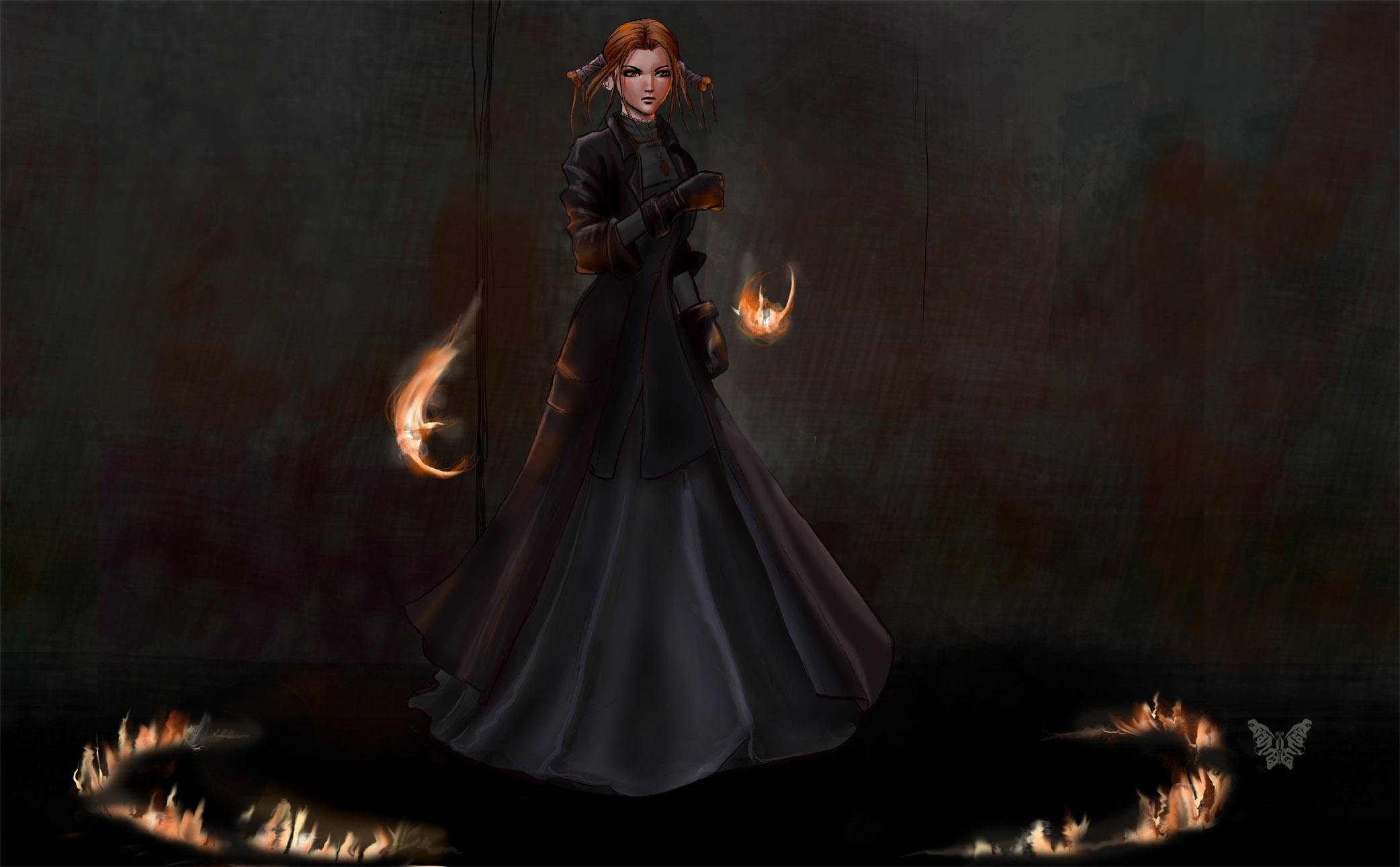 2084x1291 Witch Hunter Robin HD Wallpaper and Background Image