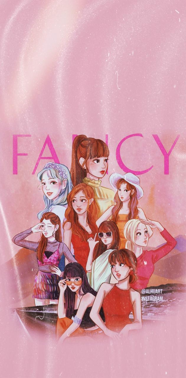 630x1280 TWICE FANCY ANIME wallpaper