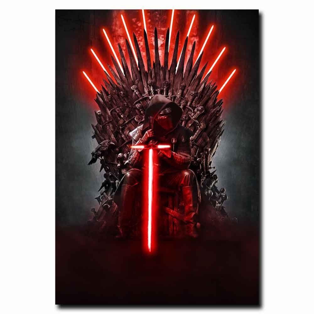1000x1000 Star Wars Kylo Ren Decoration Art Wars Gift #starwars #decor #wallart #painting. Star wars picture, Star wars image, Star wars wallpaper