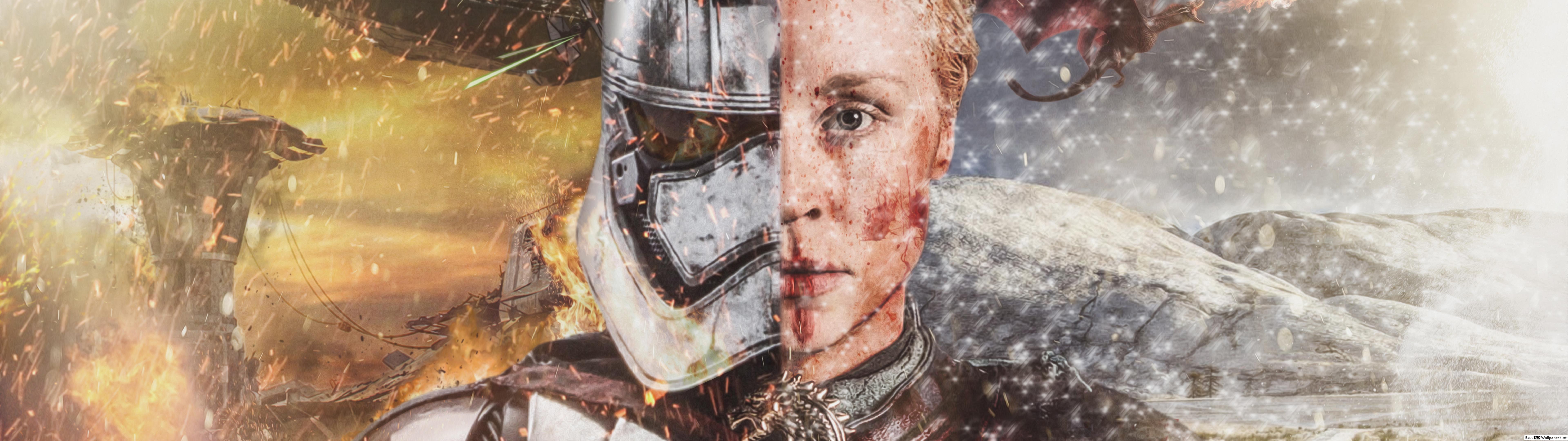 7680x2160 Movie Crossover: Game Of Thrones Star Wars HD Wallpaper Download