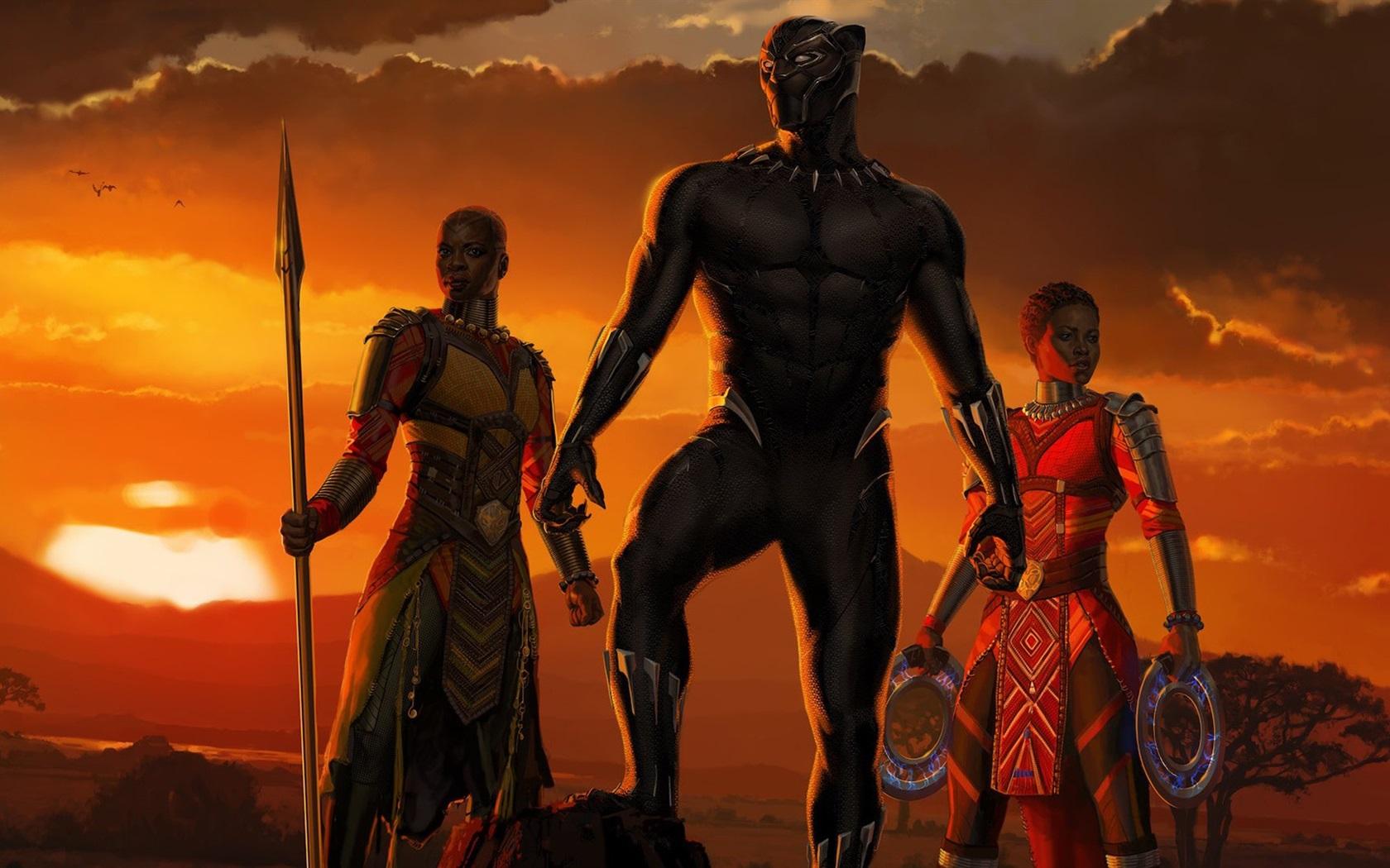 1680x1050 Wallpaper Black Panther, Africa, 2018 movie 1920x1080 Full HD 2K Picture, Image