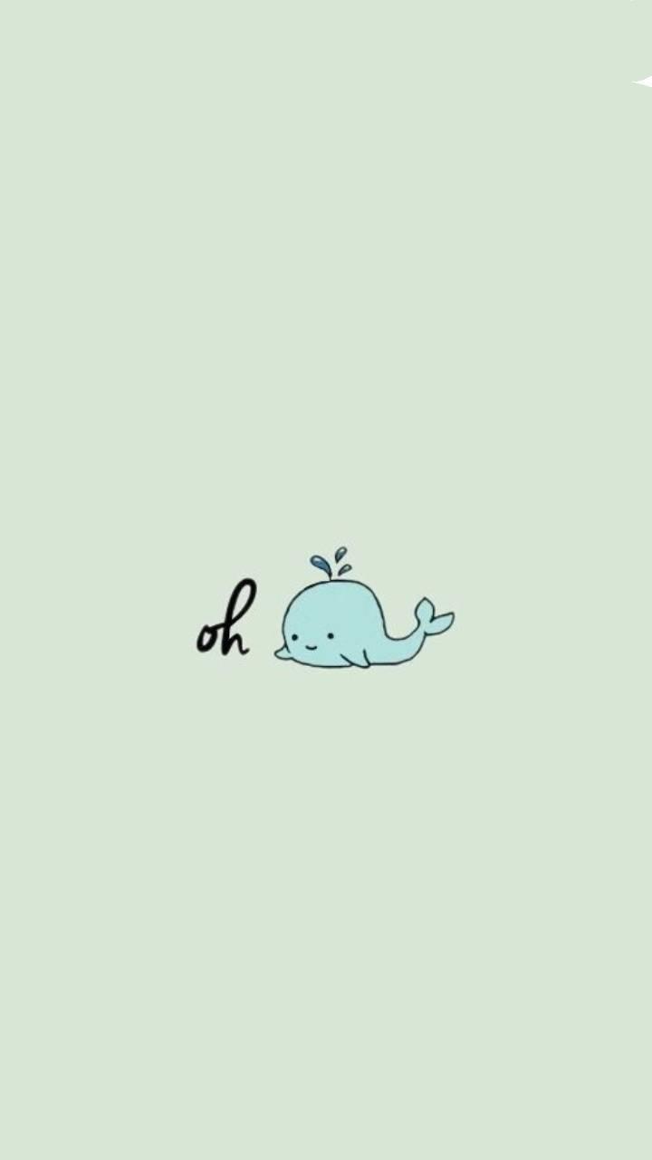 720x1280 Cute Whale Wallpaper