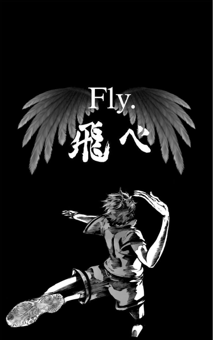 828x1319 Fly Haikyuu Hinata Spike Wallpaper