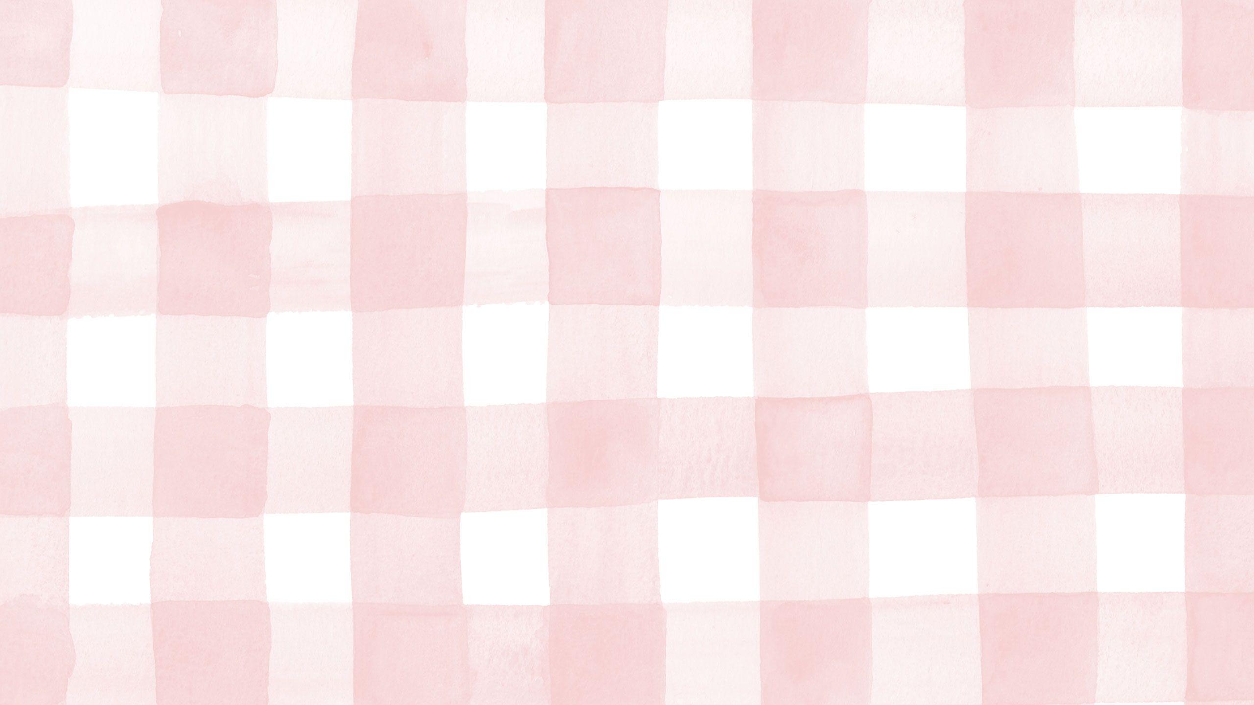 2560x1440 iPhone Aesthetic Soft Plaid Aesthetic Wallpaper