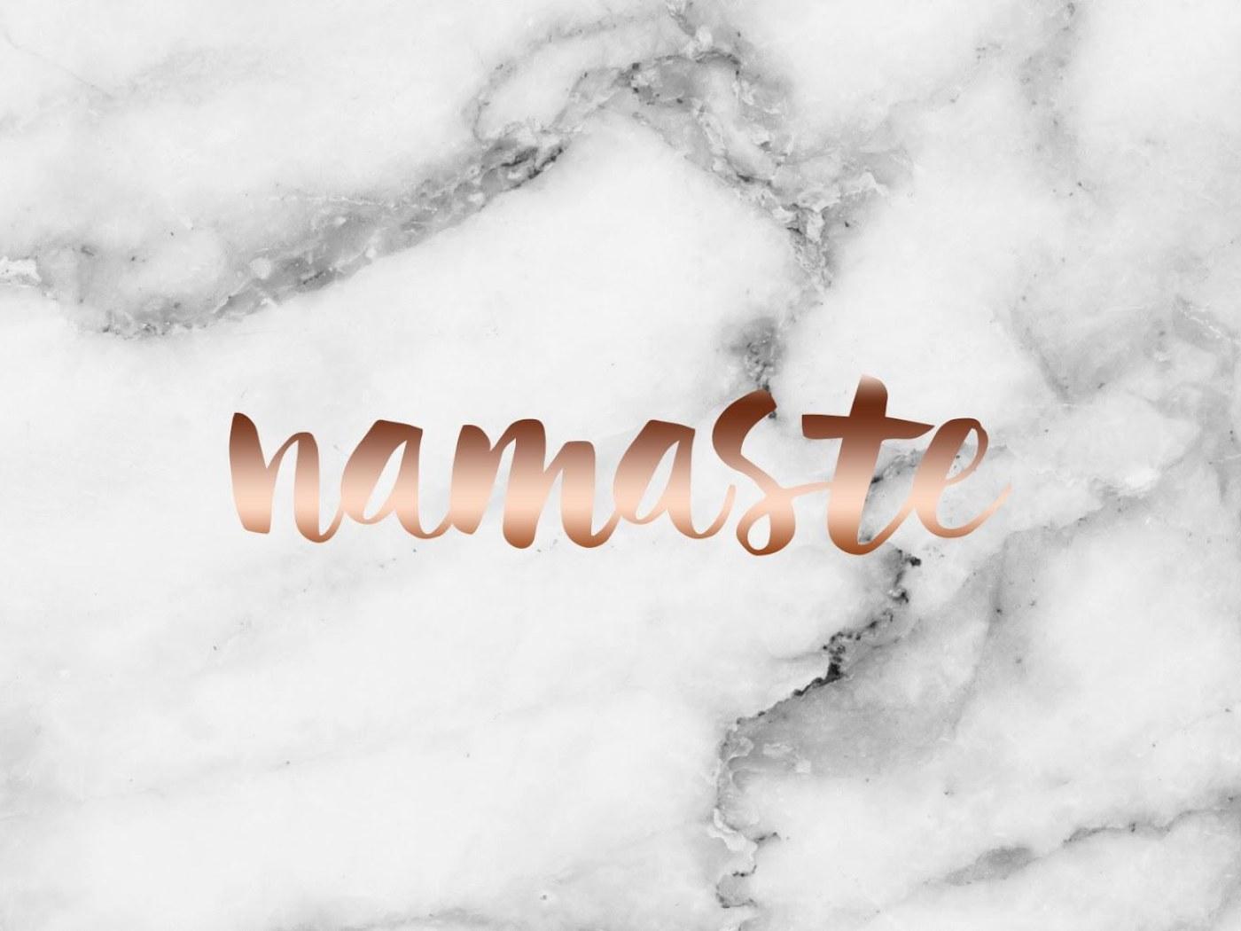 1400x1050 Namaste, marble rose gold wallpaper • Wallpaper For You HD Wallpaper For Desktop & Mobile