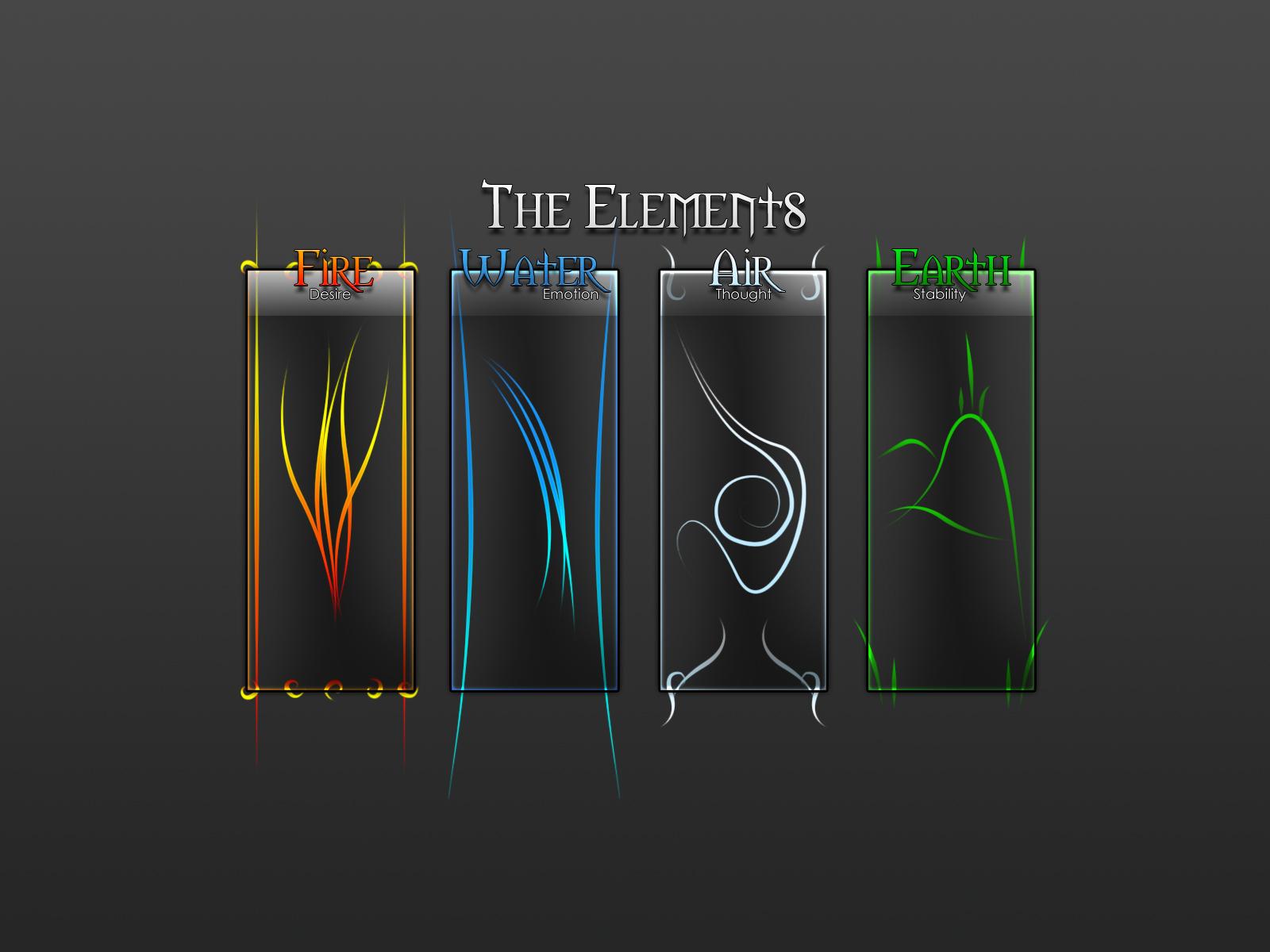 1600x1200 water, Fire, Earth, Elements, Air, Panels Wallpaper HD / Desktop and Mobile Background