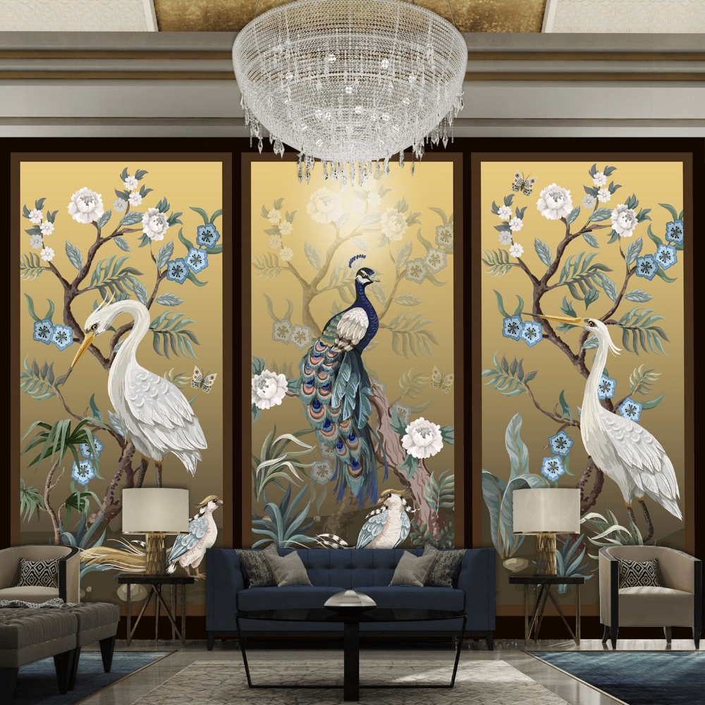 1000x1000 All About Wallpaper In A Living Room