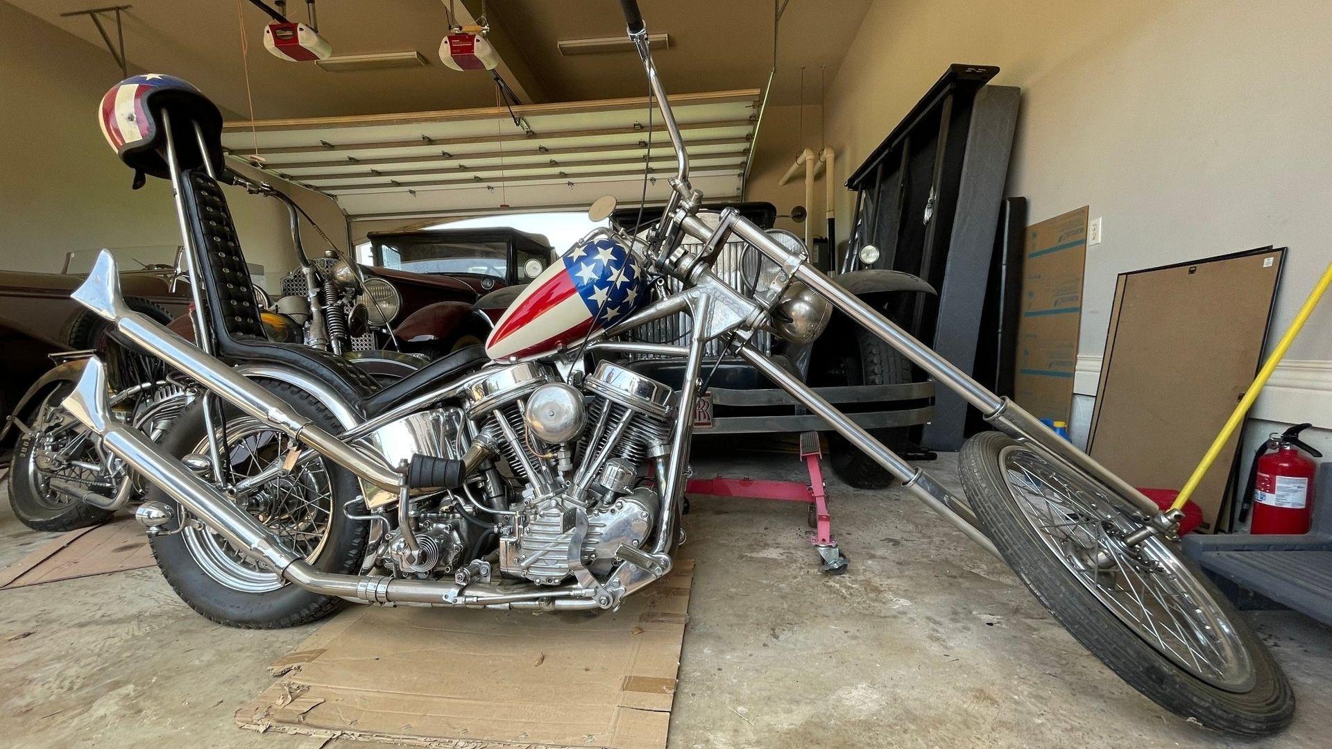 1920x1080 Motorcycle Monday: 1952 Harley Davidson Captain America Crash Bike