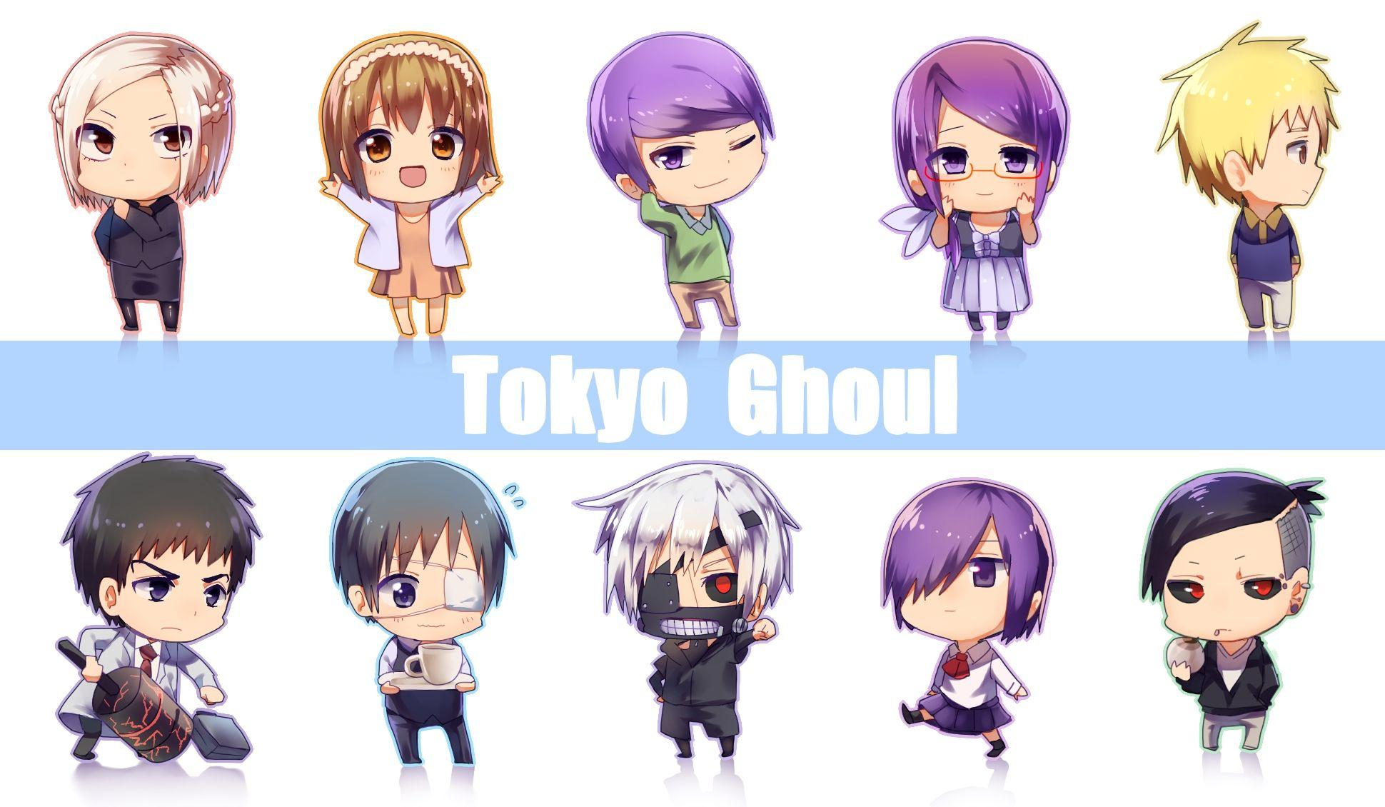 1940x1130 Tokyo Ghoul Chibi Cute Uta Tsukiyama Shuu Nagachika Hideyoshi