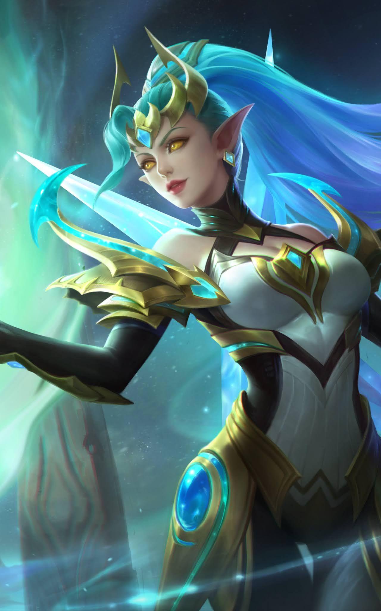 1280x2048 wallpaper karina Mobile legends