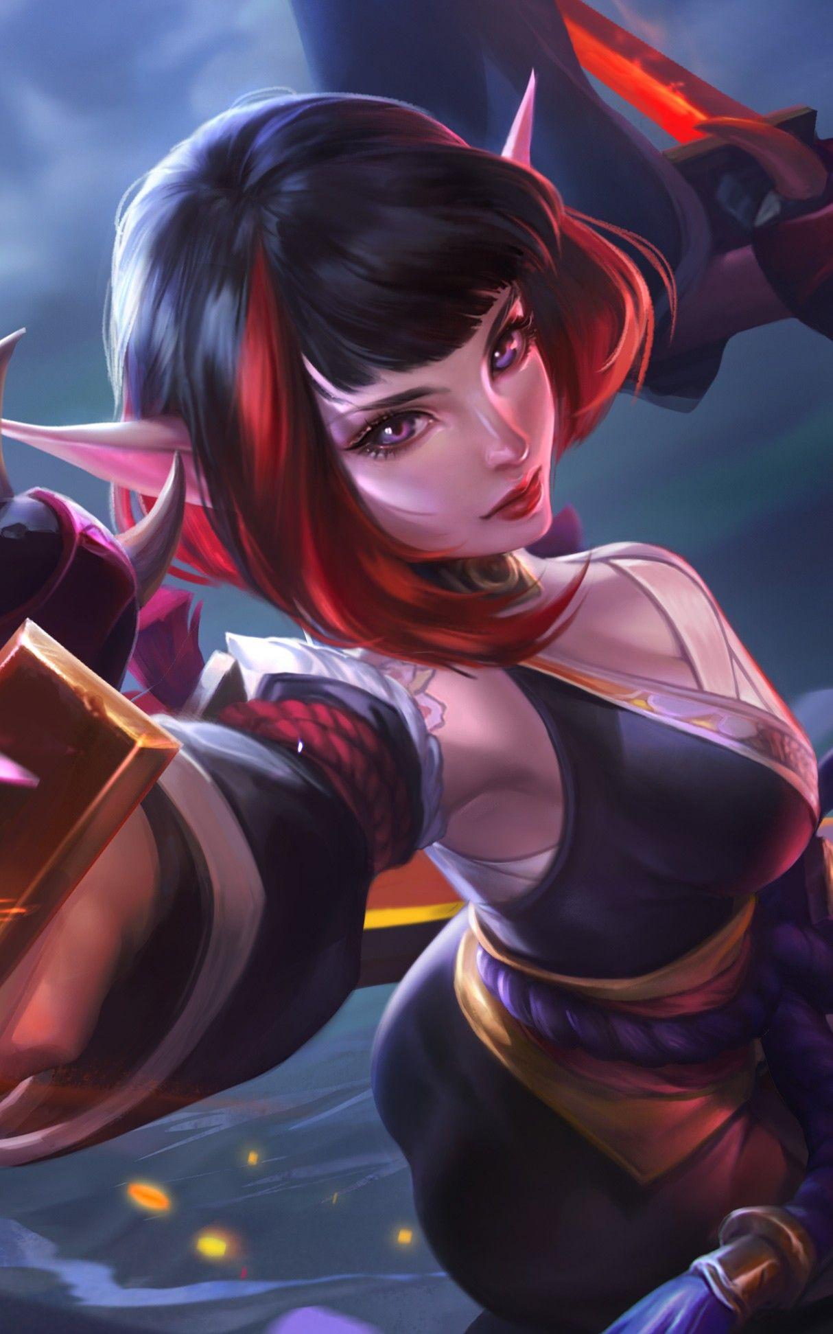 1214x1943 Karina. Mobile legends, Gamer girl hot, Mobile legend wallpaper