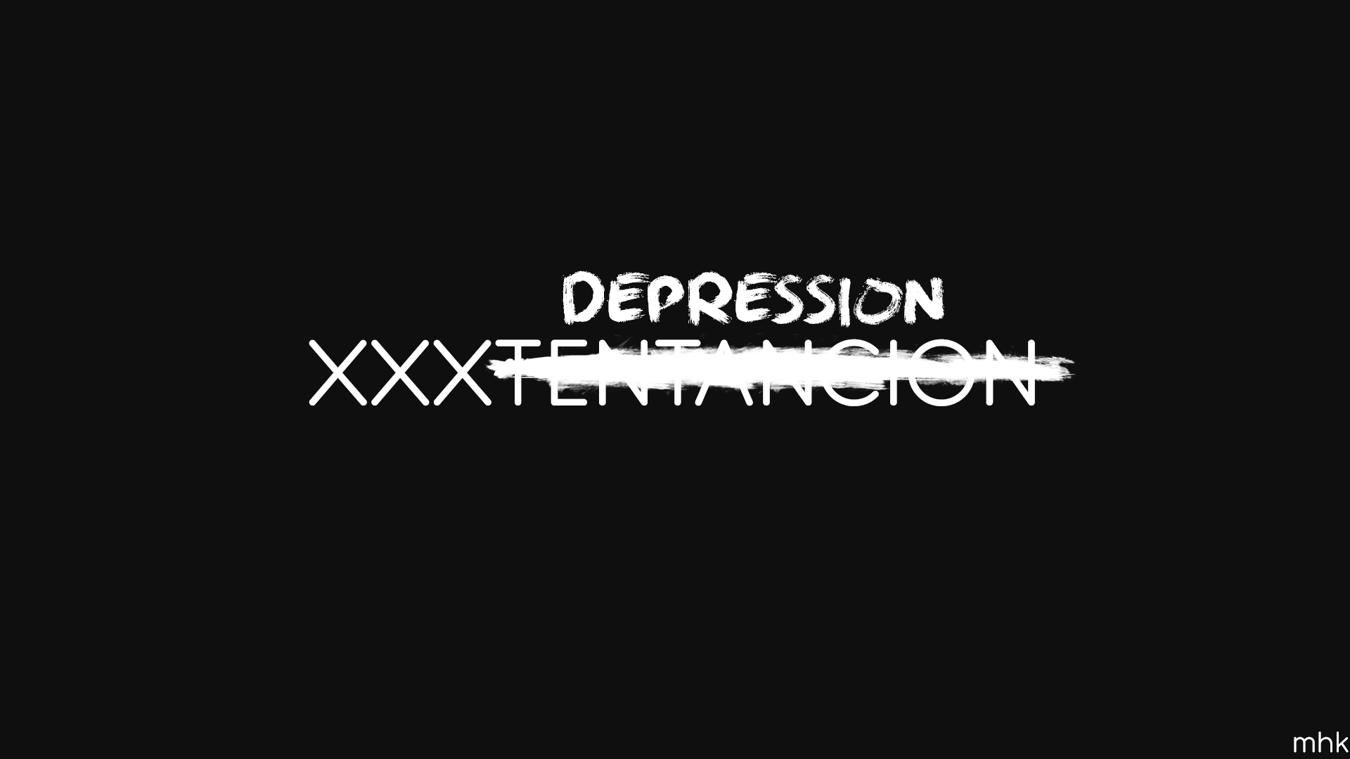 1920x1080 Black White Monochrome Sad Black Background XXXTENTACiON Depressing Wallpaper:1920x1080