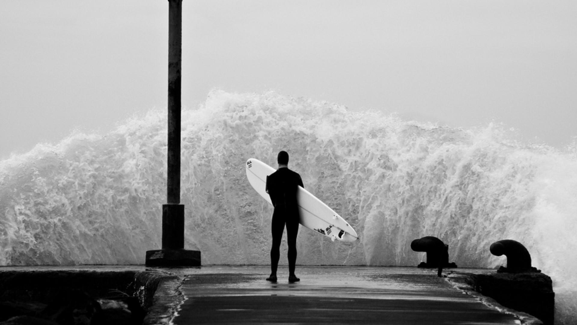 Surfing Black and White Wallpapers - Top Free Surfing Black and White