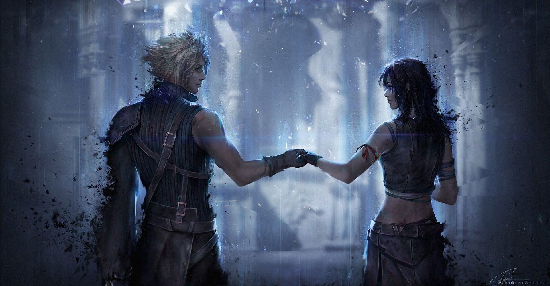 1920x999 Final Fantasy wallpaper Cloud Strife Tifa Lockhart P #wallpaper #hdwallpaper #desktop. Final fantasy vii cloud, Final fantasy vii, Final fantasy