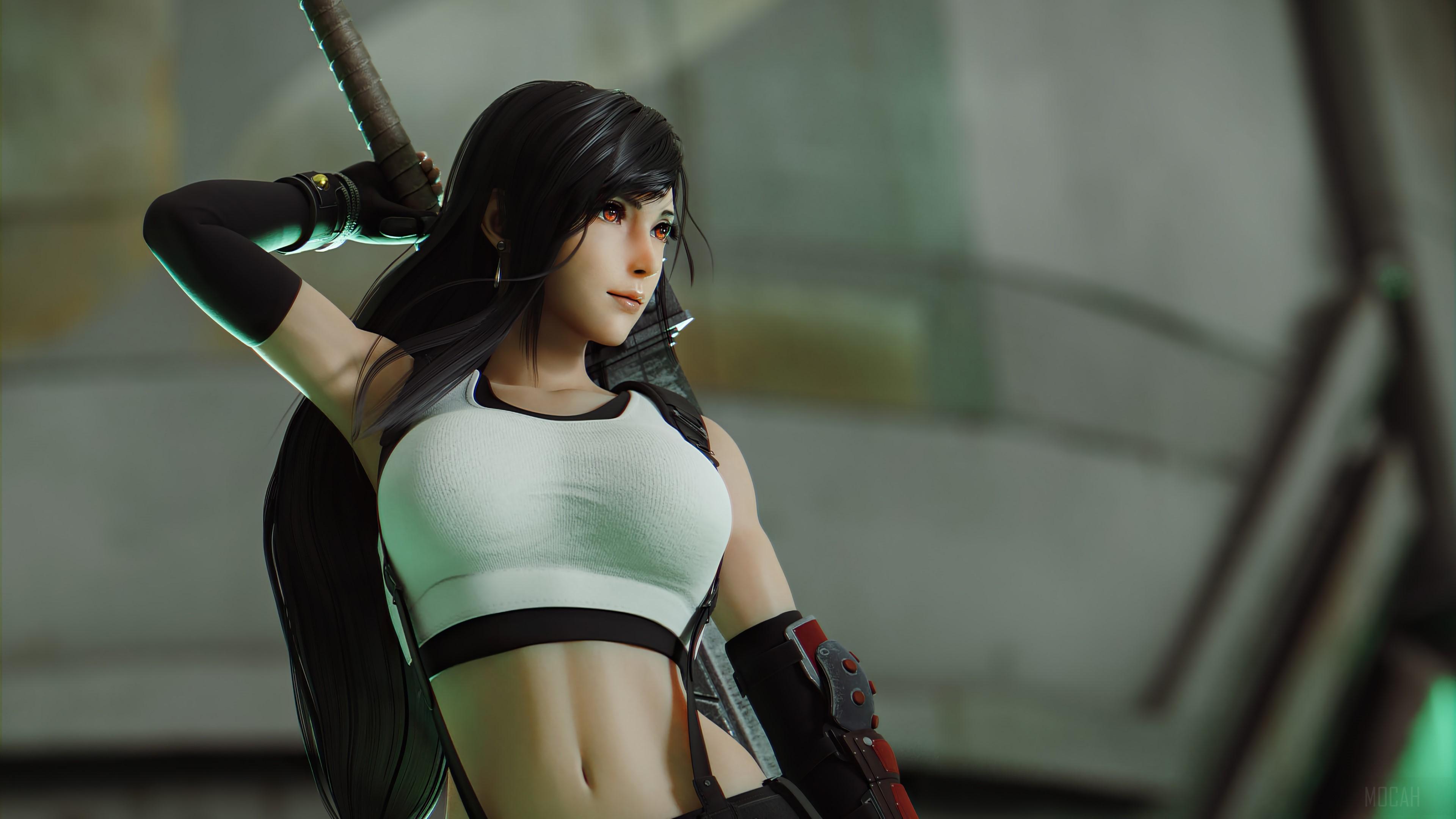 3840x2160 Tifa Lockhart, Final Fantasy 7 Remake, FF Video Game, Final Fantasy VII Remake, FFVII 4k wallpaper. Mocah HD Wallpaper