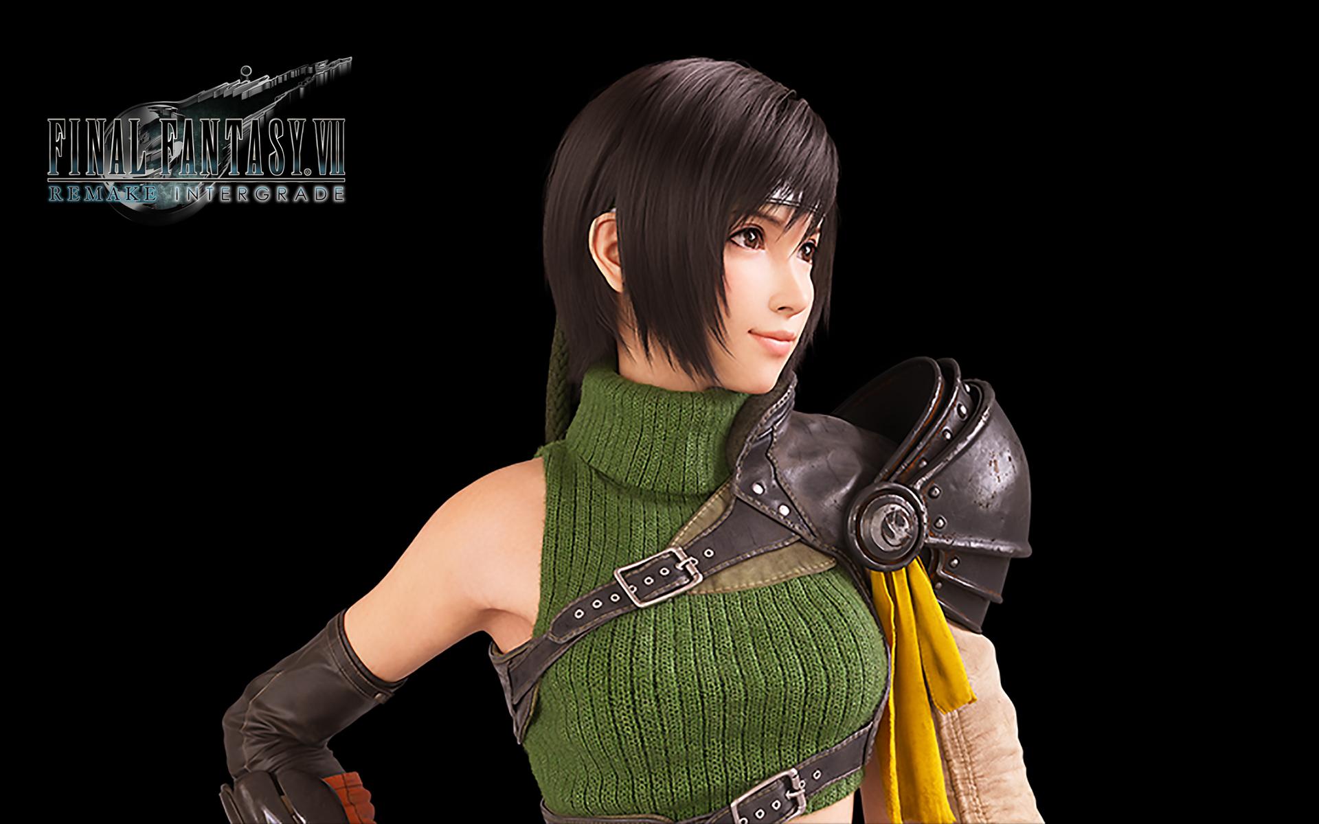1920x1200 Final Fantasy VII Remake Intergrade Yuffie Wallpaper. Cat with Monocle