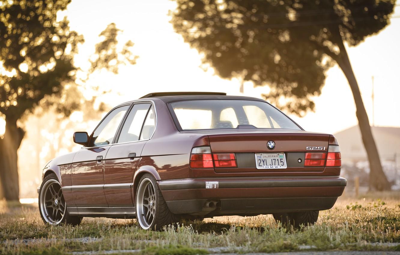 1332x850 Wallpaper lights, tuning, BMW, classic, stance, bmw e34 image for desktop, section bmw