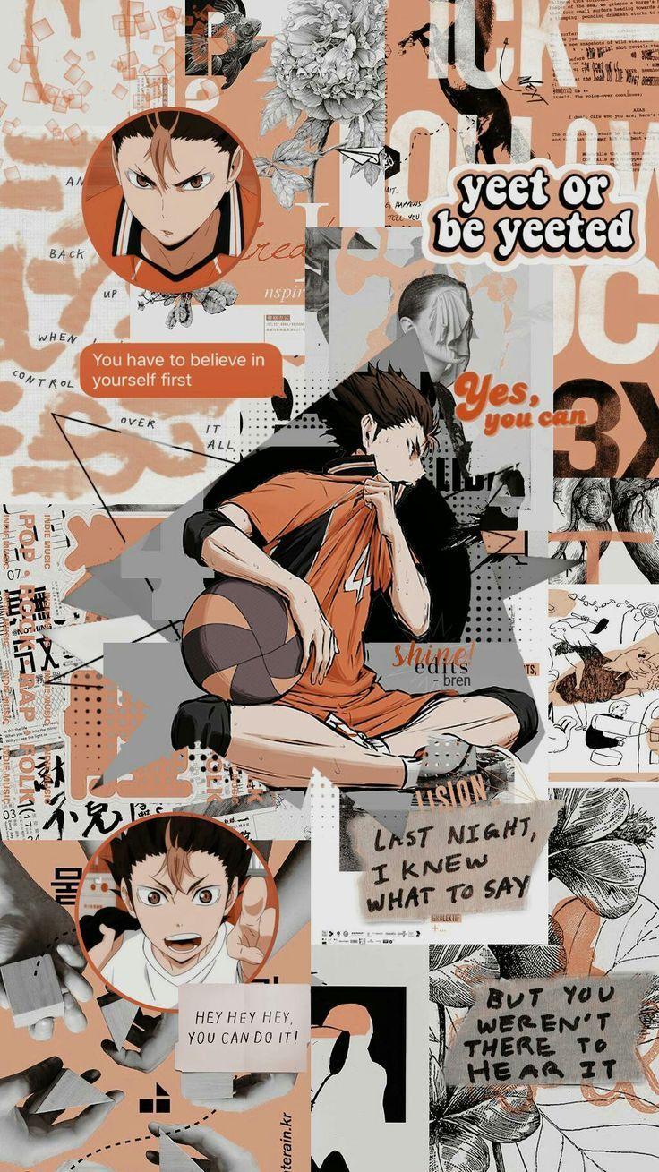 736x1309 Haikyuu Wallpaper iPhone Hinata Shoyo Wallpaper Aesthetic