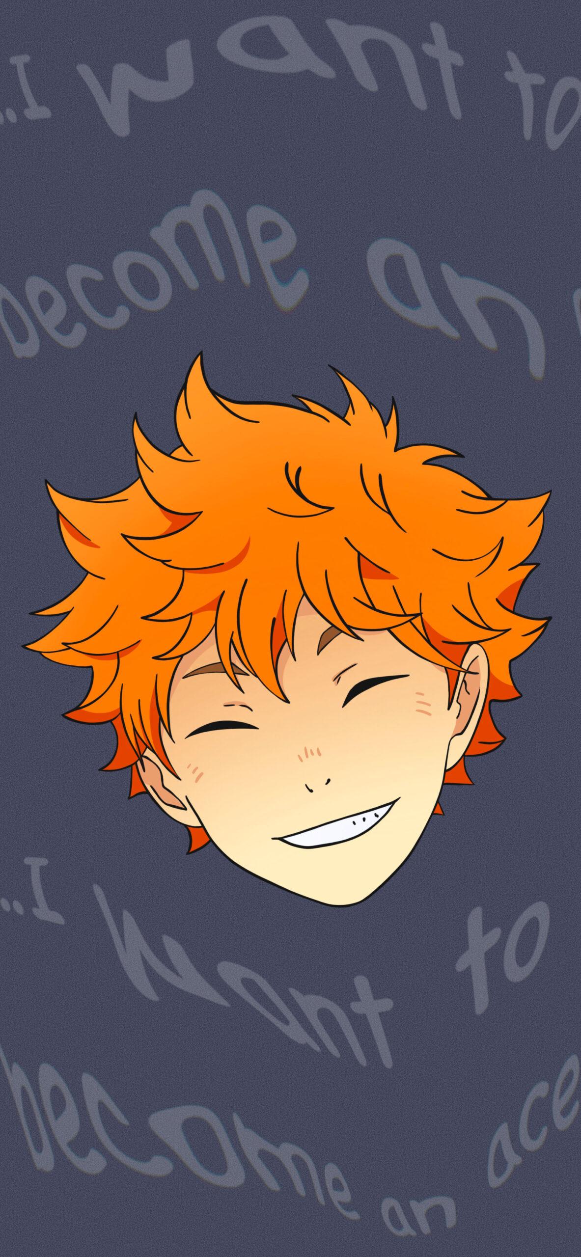 1183x2560 Haikyuu!! Hinata Shoyo Purple Wallpaper!! Background HD