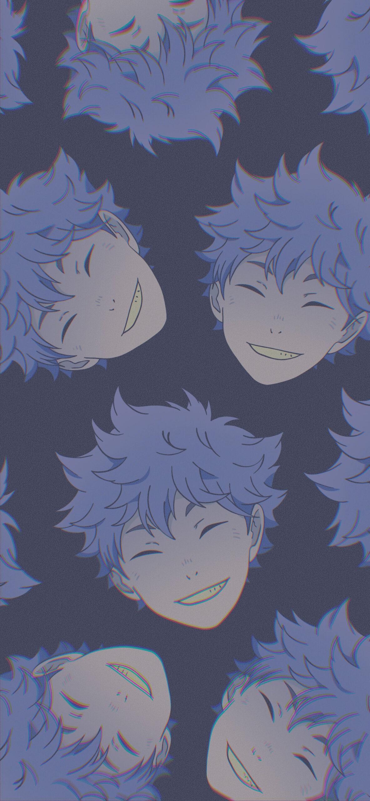 1183x2560 Haikyuu!! Hinata Shoyo Purple Wallpaper!! Background HD