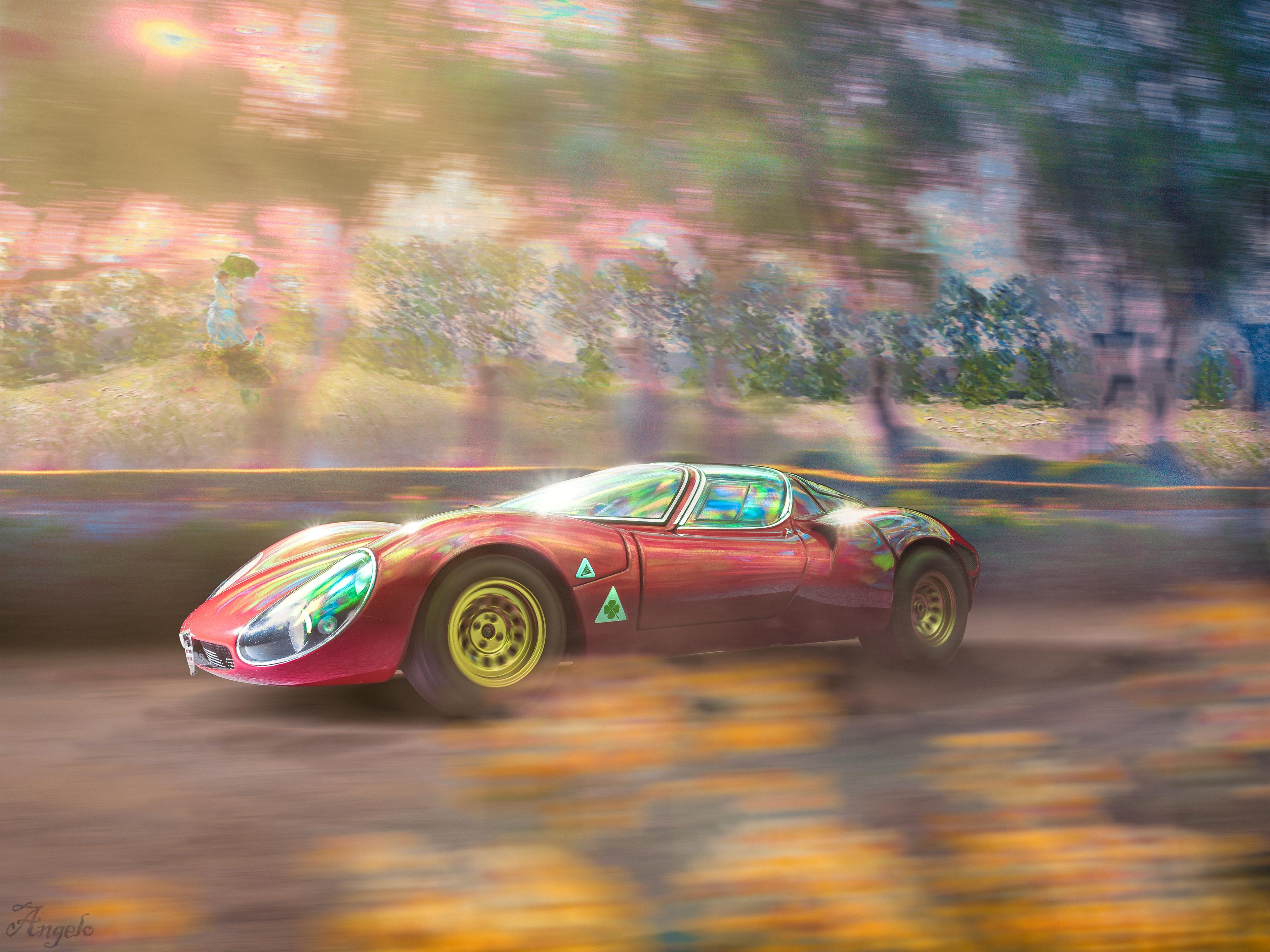 3840x2880 Alfa Romeo 33 Stradale, HD Cars, 4k Wallpaper, Image, Background, Photo and Picture