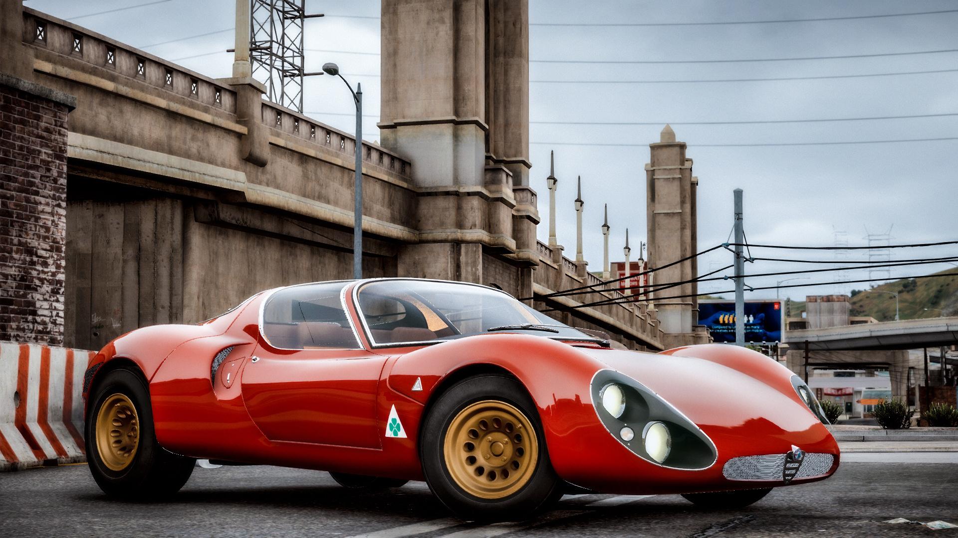 1920x1080 Alfa Romeo 33 Stradale [Add On]