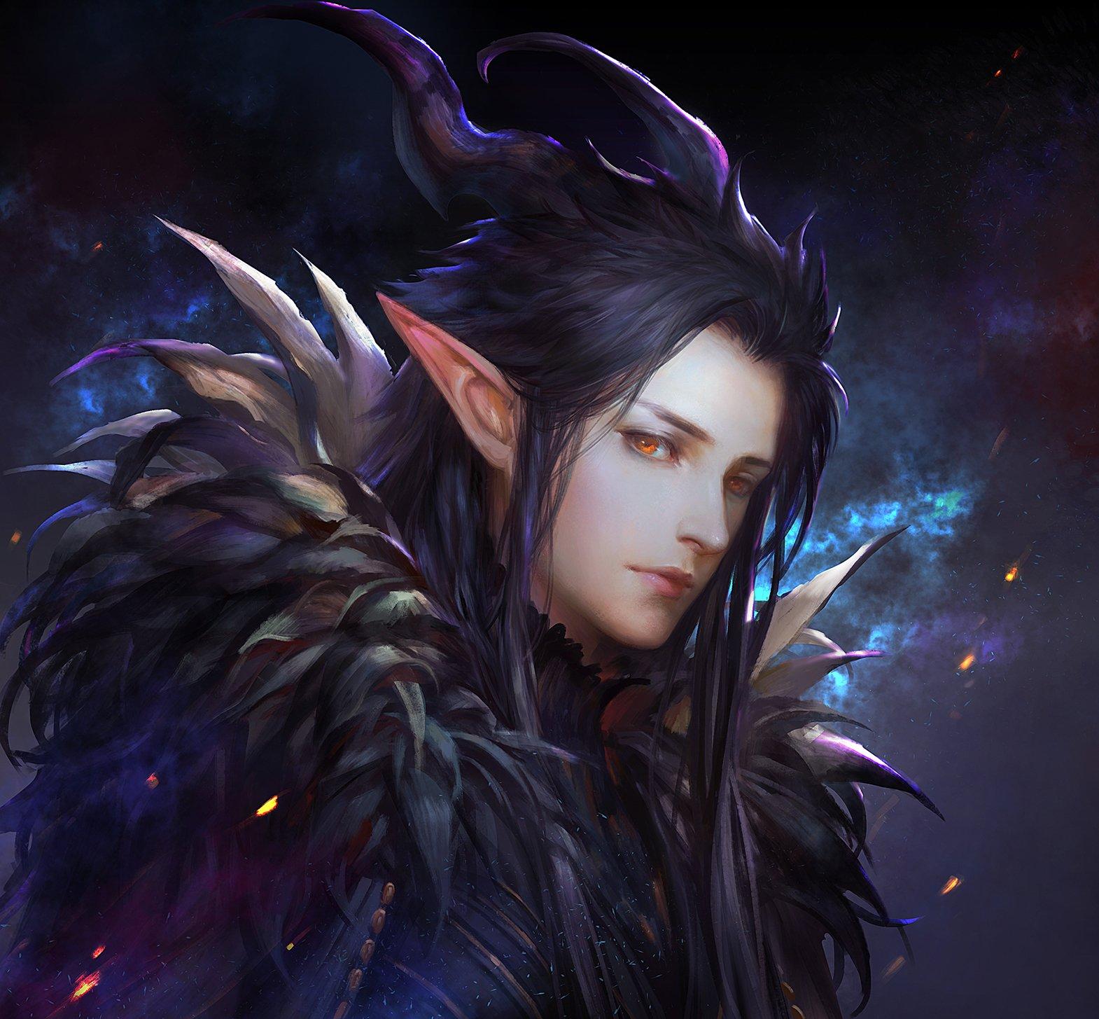 1570x1455 elf, Fantasy, Anime, Male, Pointy, Ears Wallpaper HD / Desktop and Mobile Background