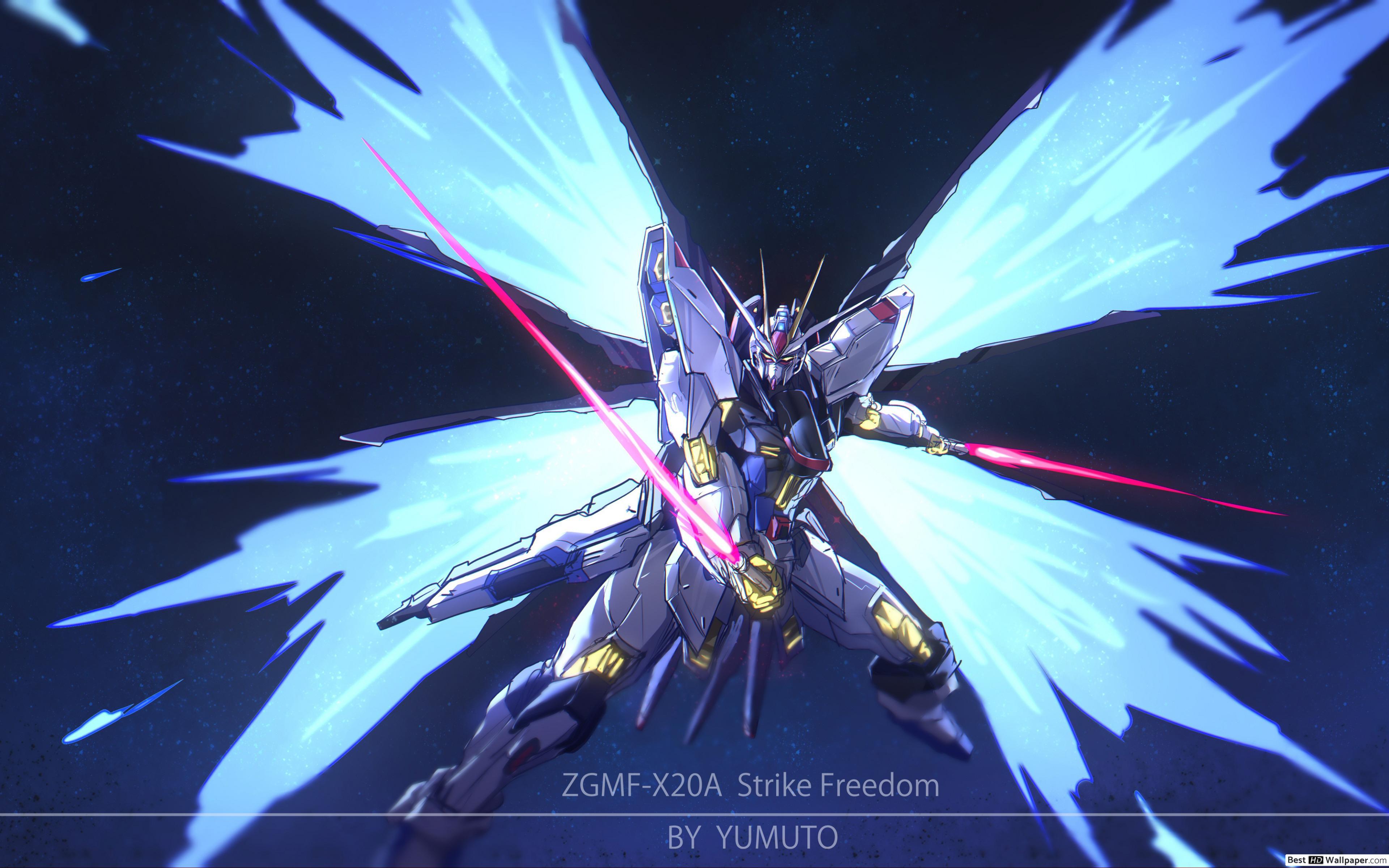 3840x2400 Strike Freedom Gundam HD wallpaper download