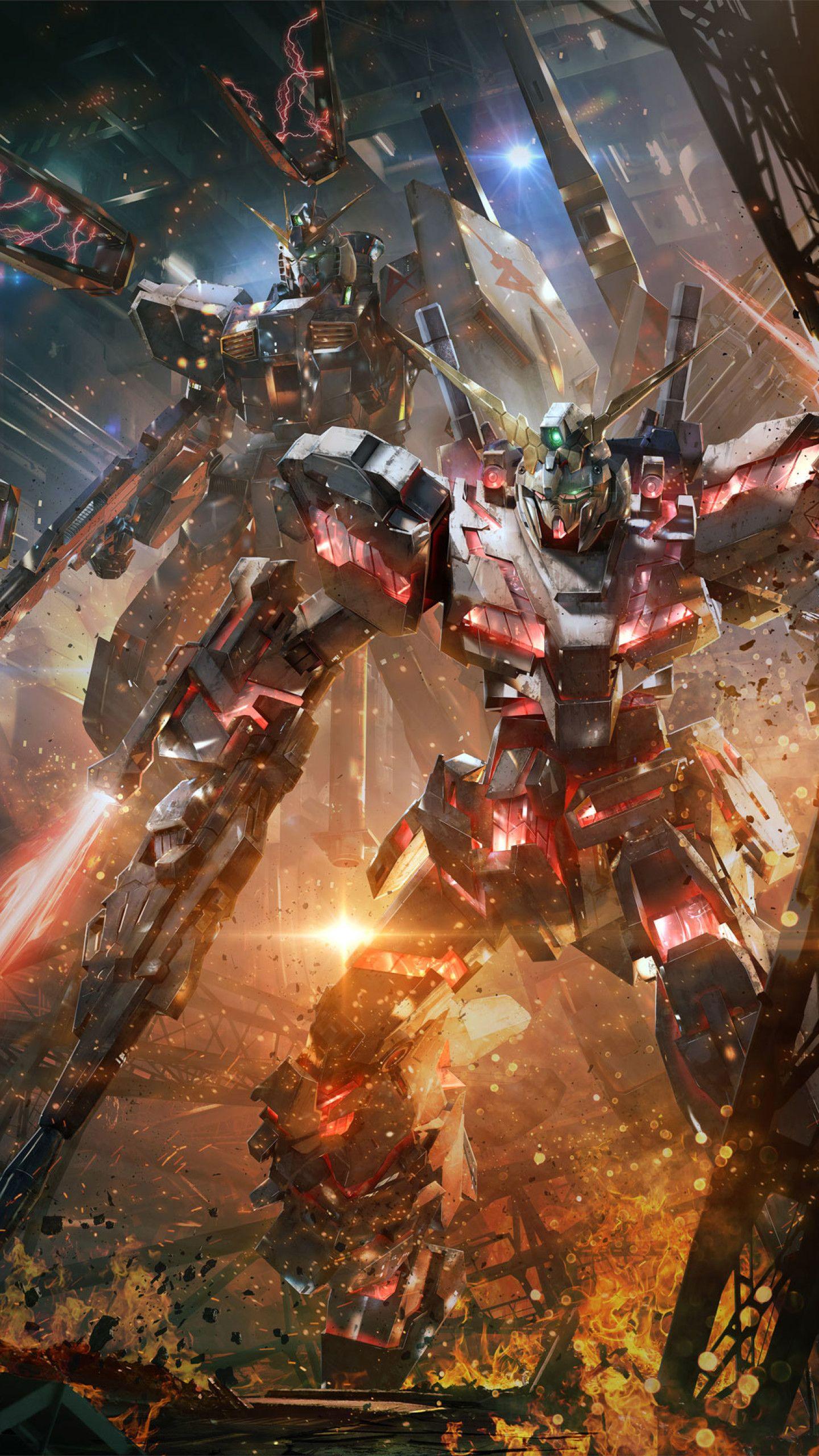 1440x2560 Gundam Wallpaper 4k