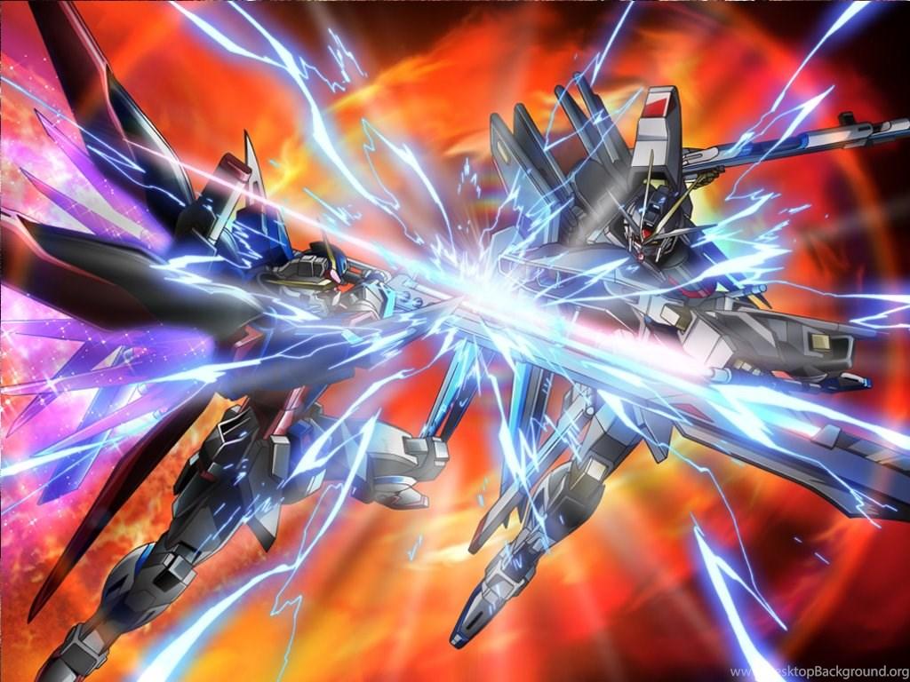 1024x768 ZGMF X20A Strike Freedom Gundam The Gundam Wiki Desktop Background