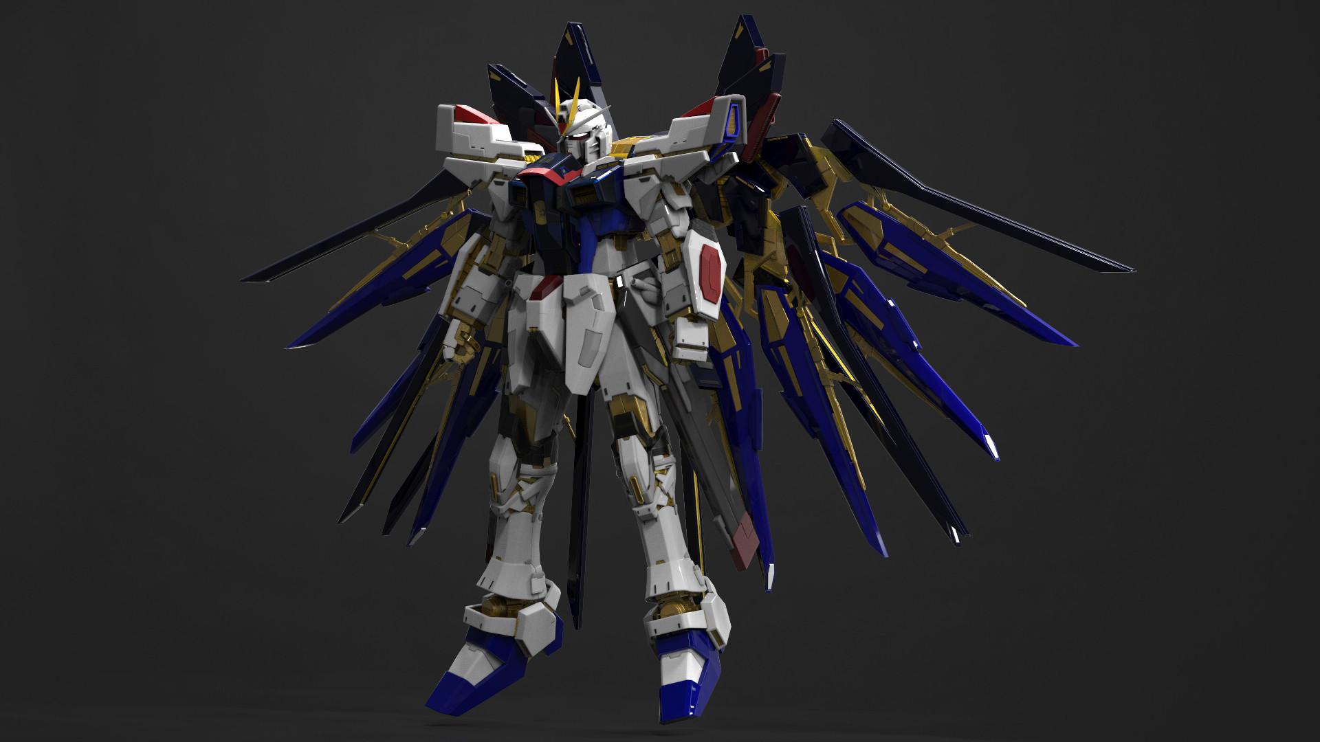 1920x1080 Worachot Ruangsri X20A Strike Freedom Gundam