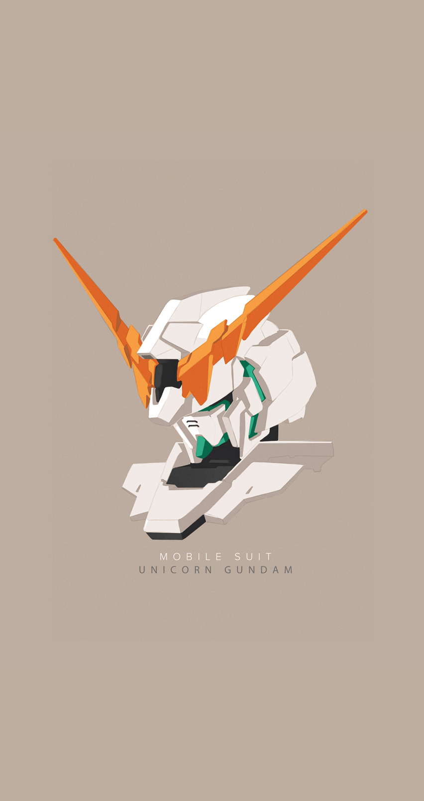 852x1608 Gundam iPhone HD Wallpaper