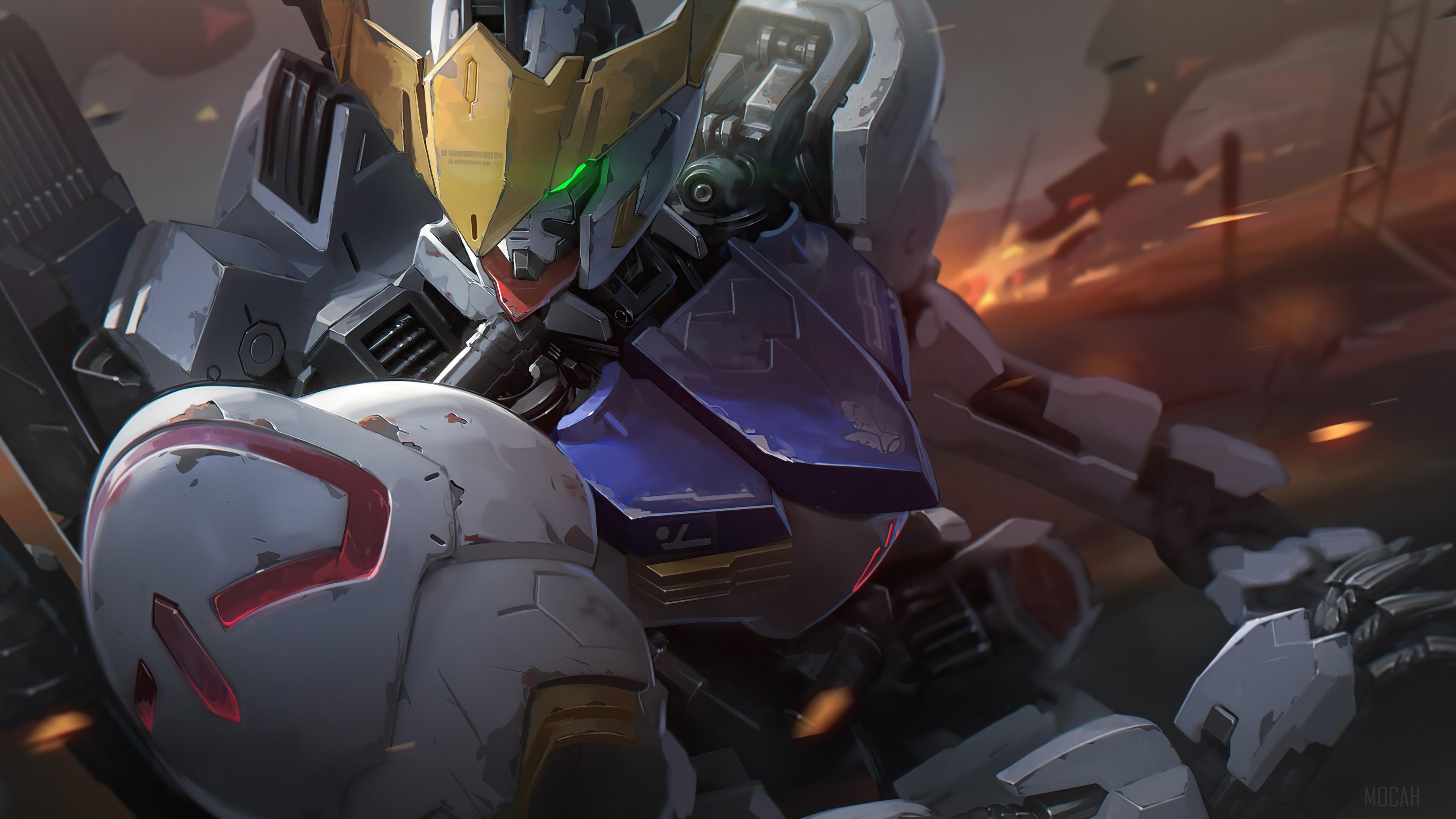 3840x2160 Gundam, Mobile Suit Gundam, Anime, Gundam Barbatos, Iron Blooded Orphans 4k wallpaper. Mocah HD Wallpaper