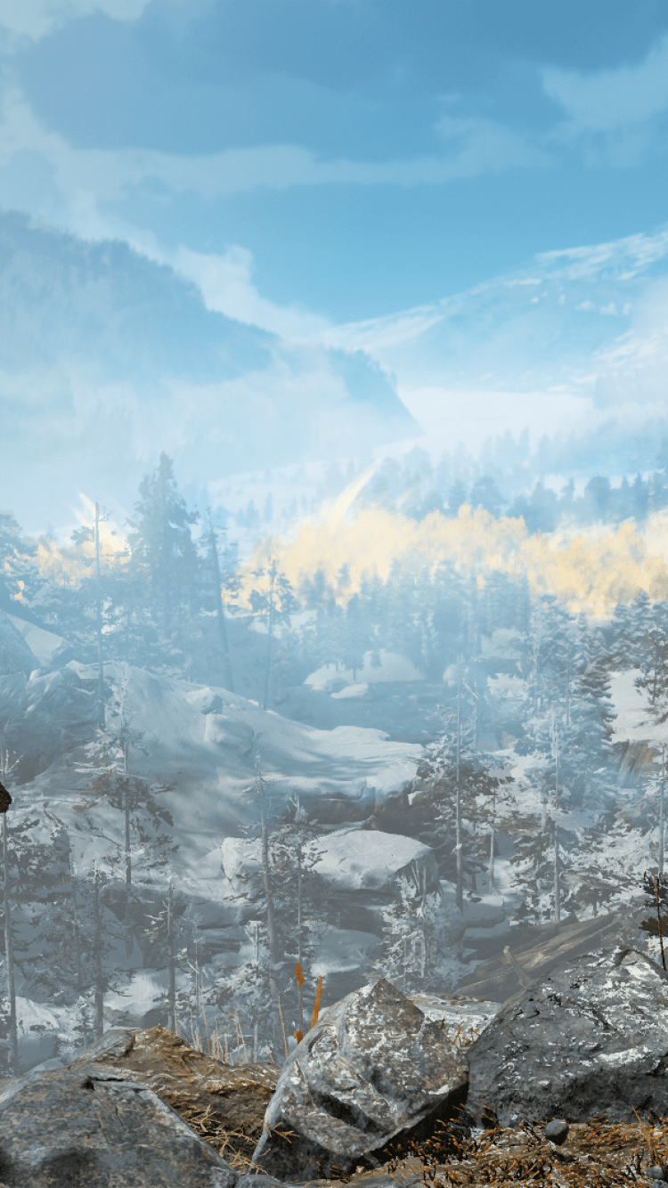 750x1334 Download 750x1334 Kratos, God Of War Landscape, Cliff Wallpaper for iPhone iPhone 6